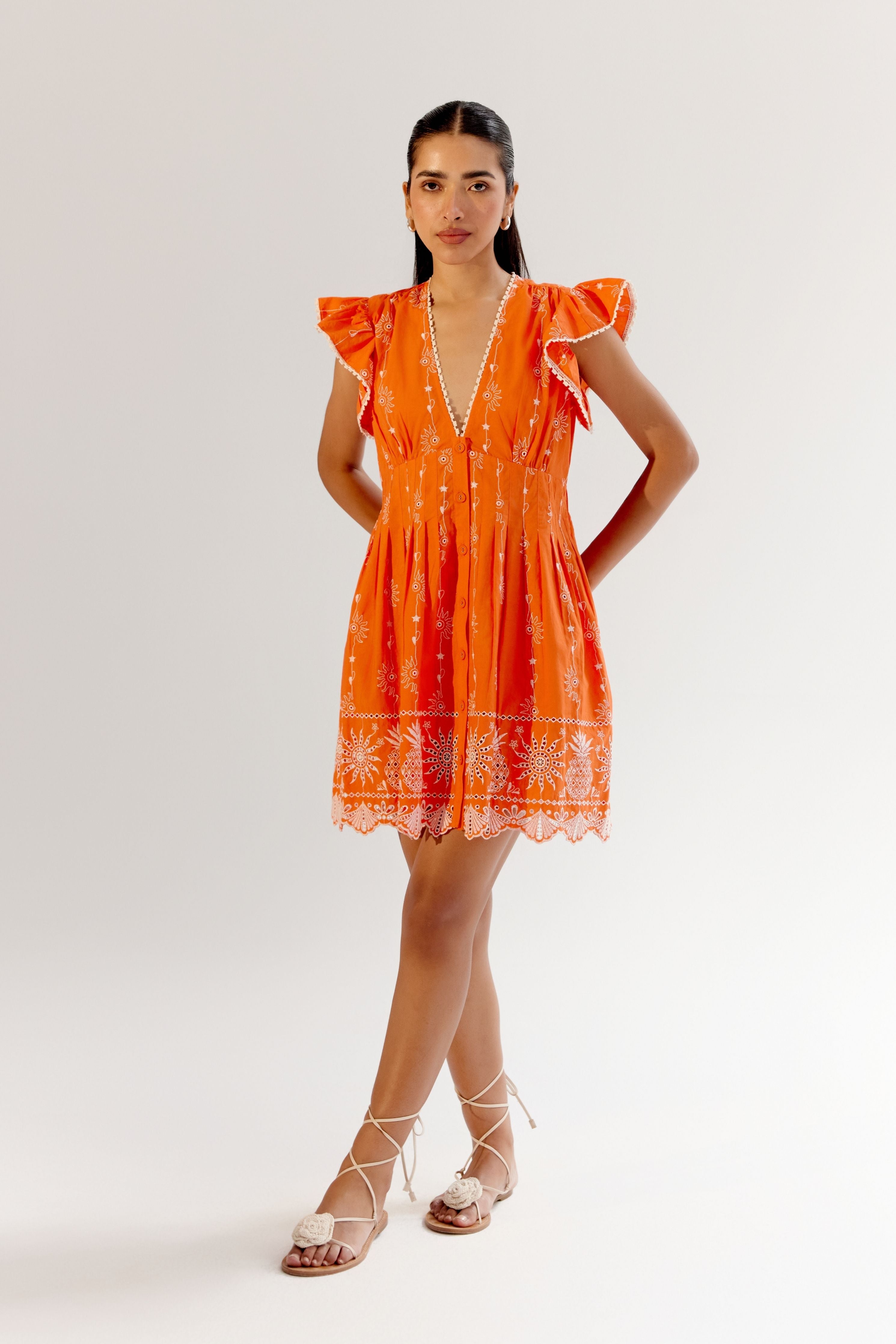 Tangerine Estella Mini Dress