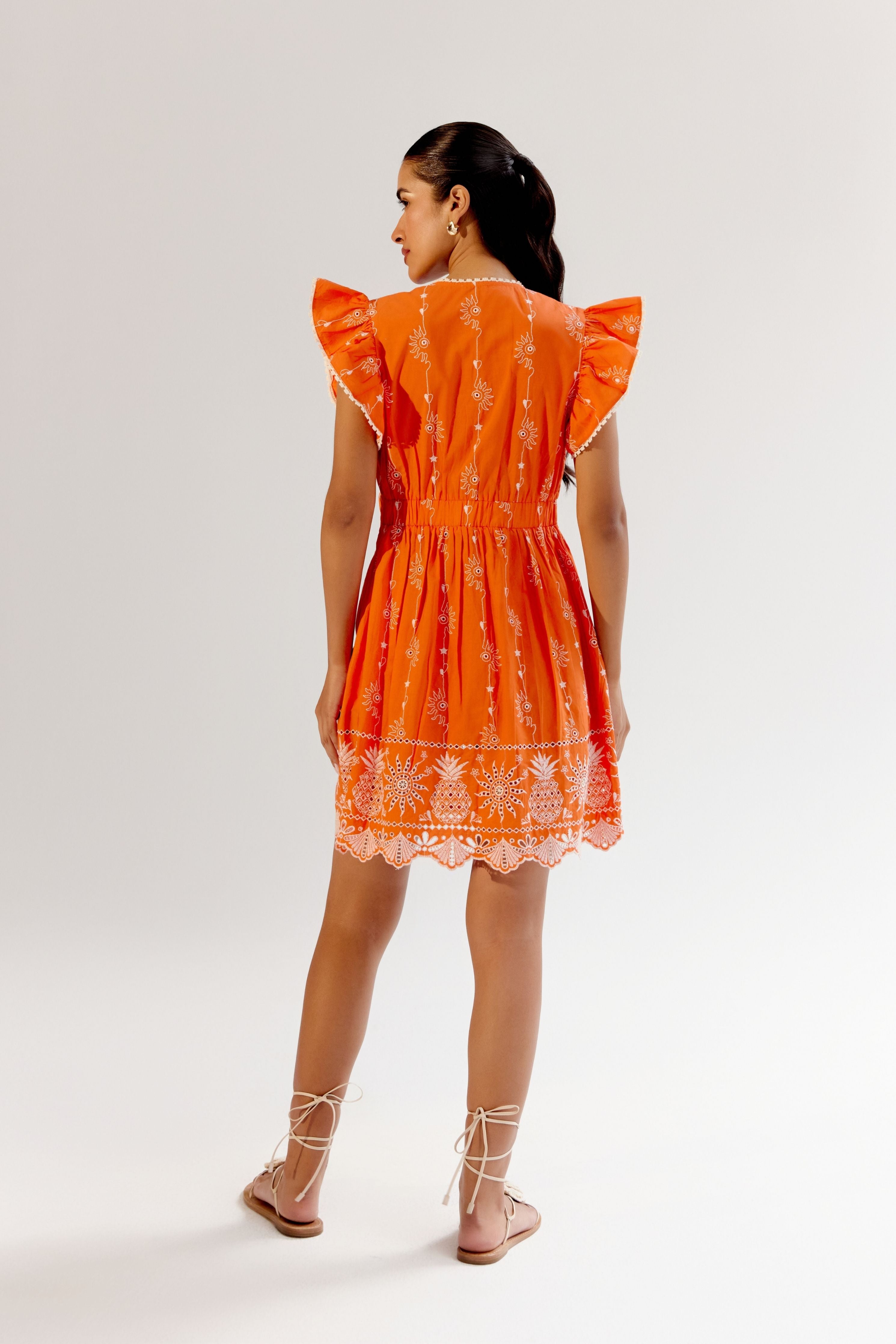 Tangerine Estella Mini Dress