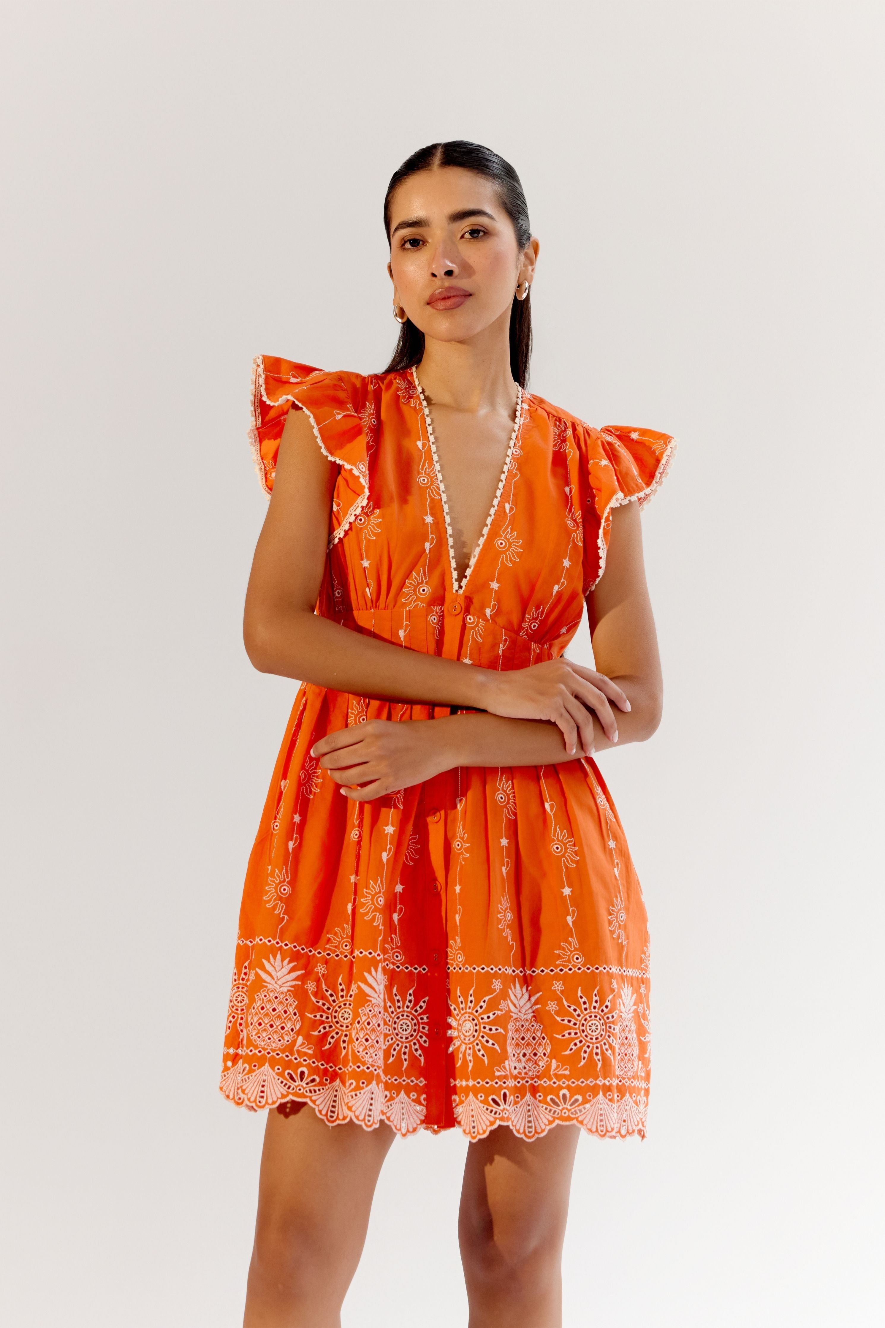 Tangerine Estella Mini Dress