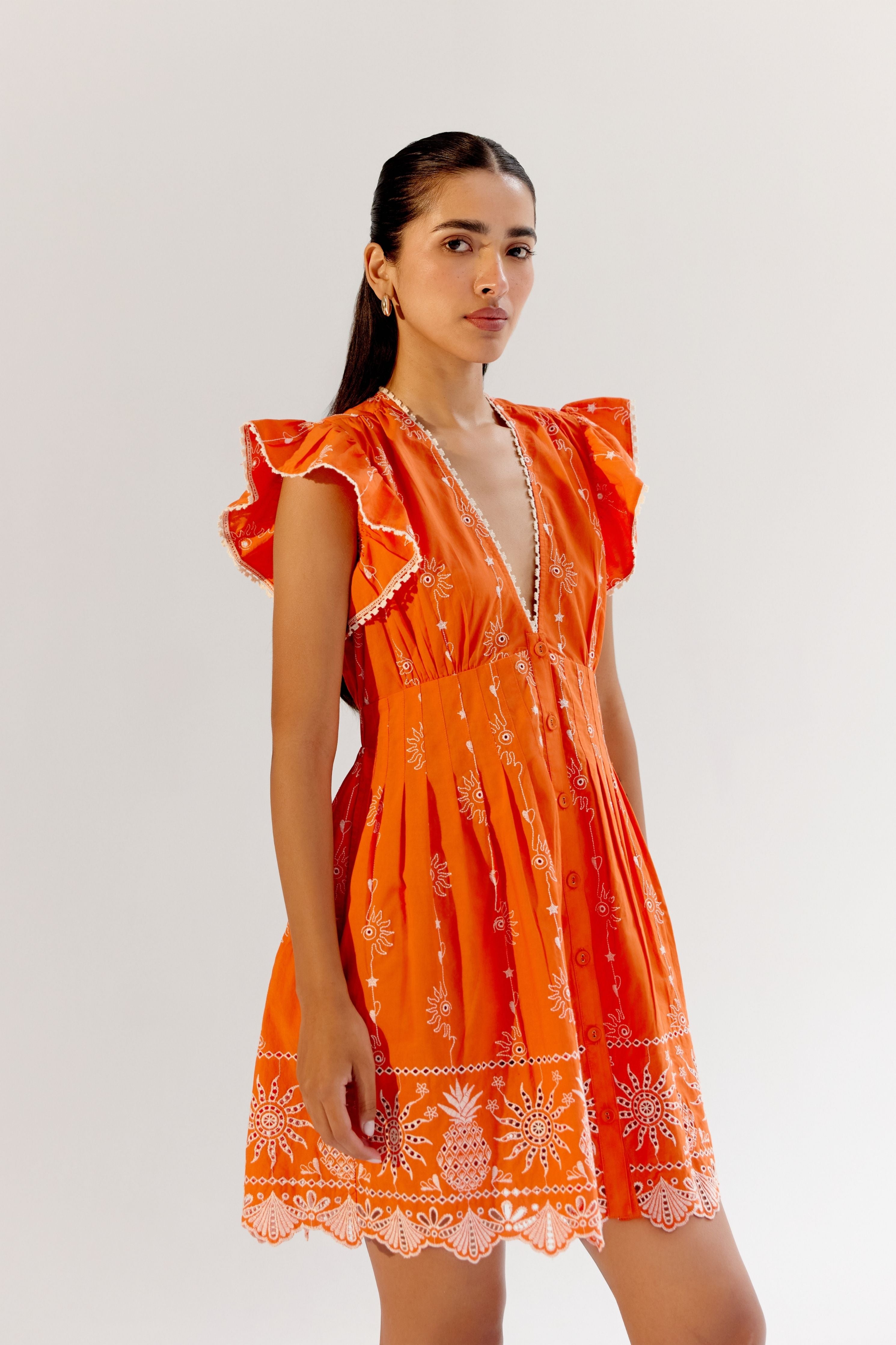 Tangerine Estella Mini Dress