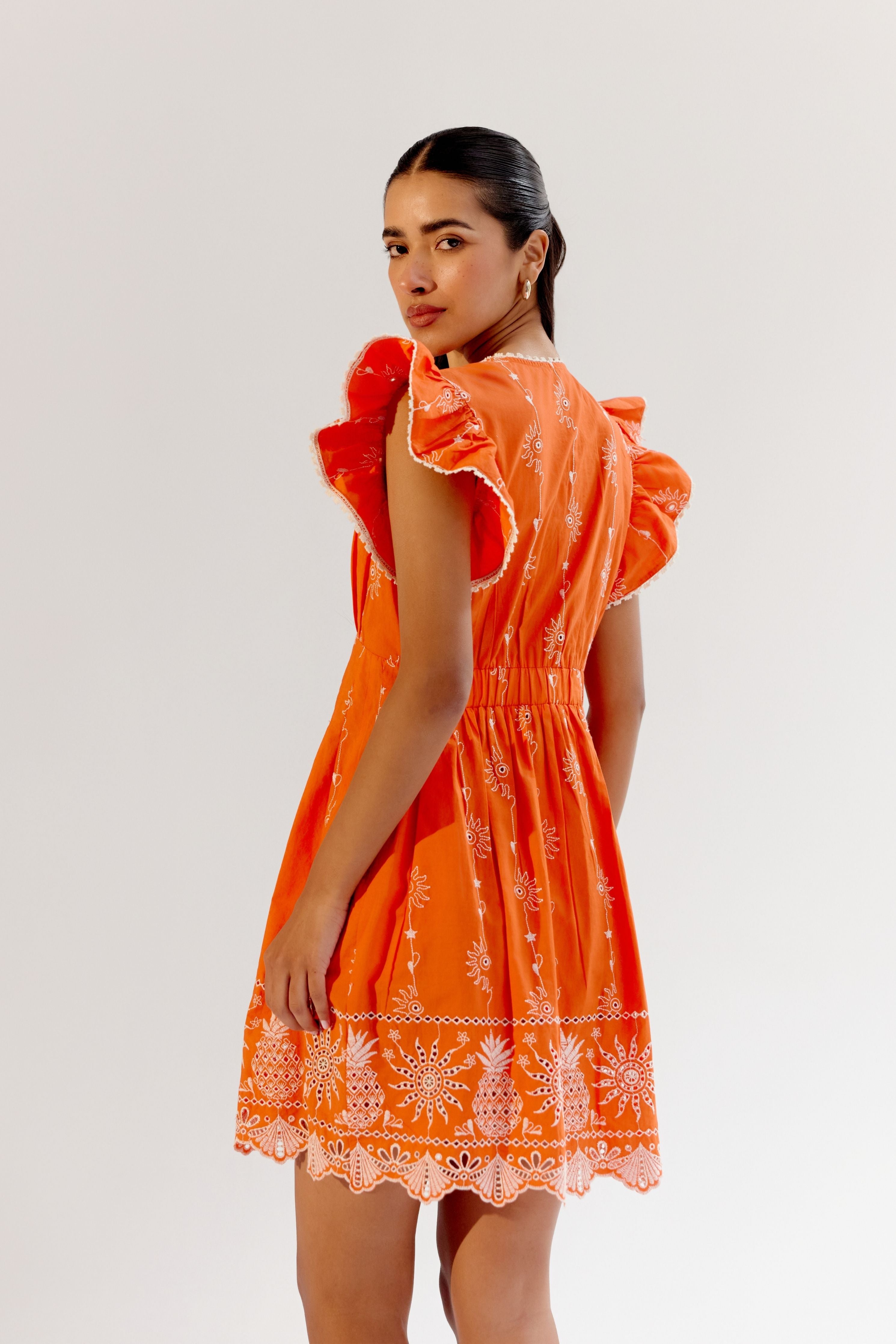 Tangerine Estella Mini Dress