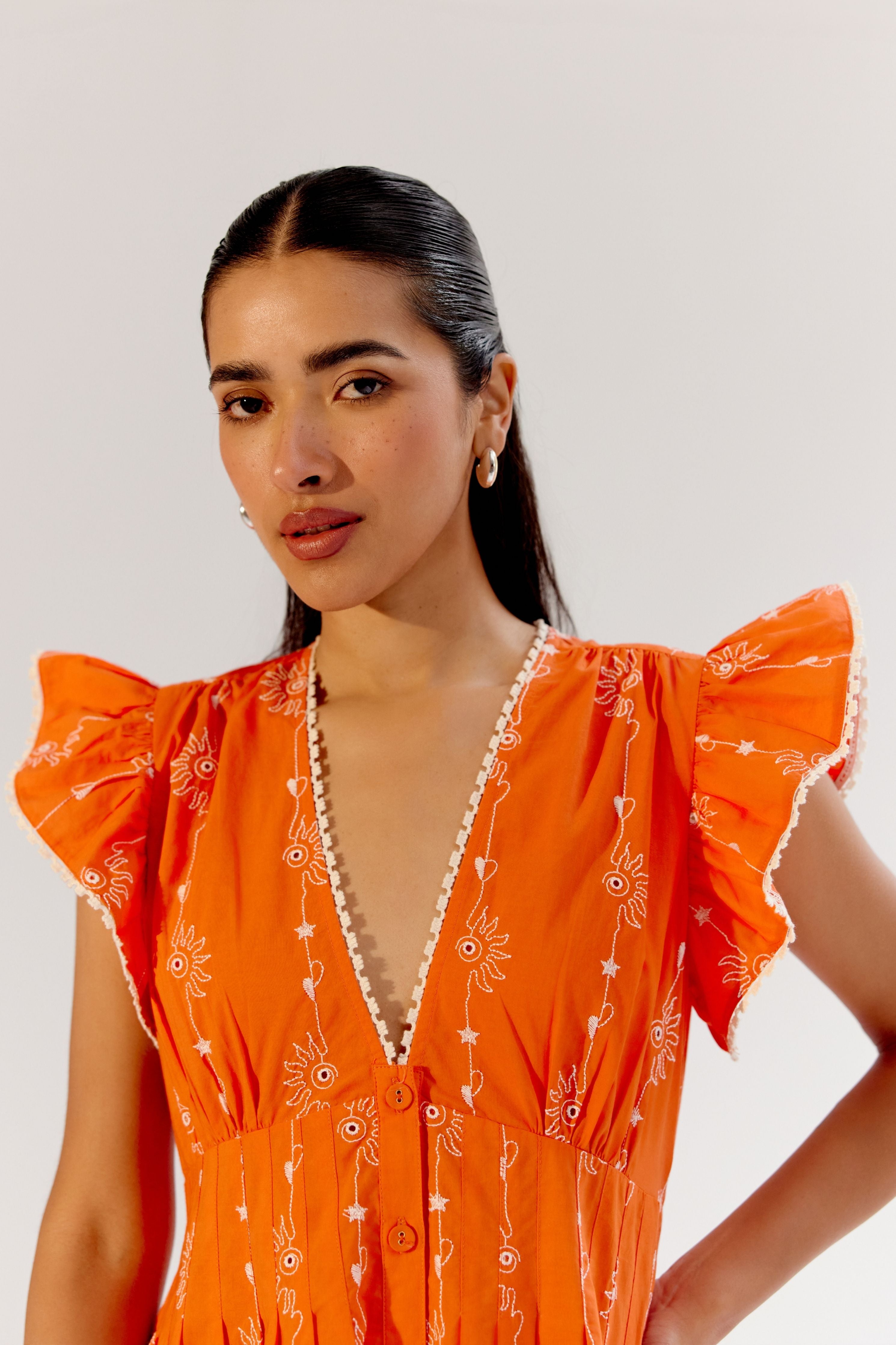 Tangerine Estella Mini Dress