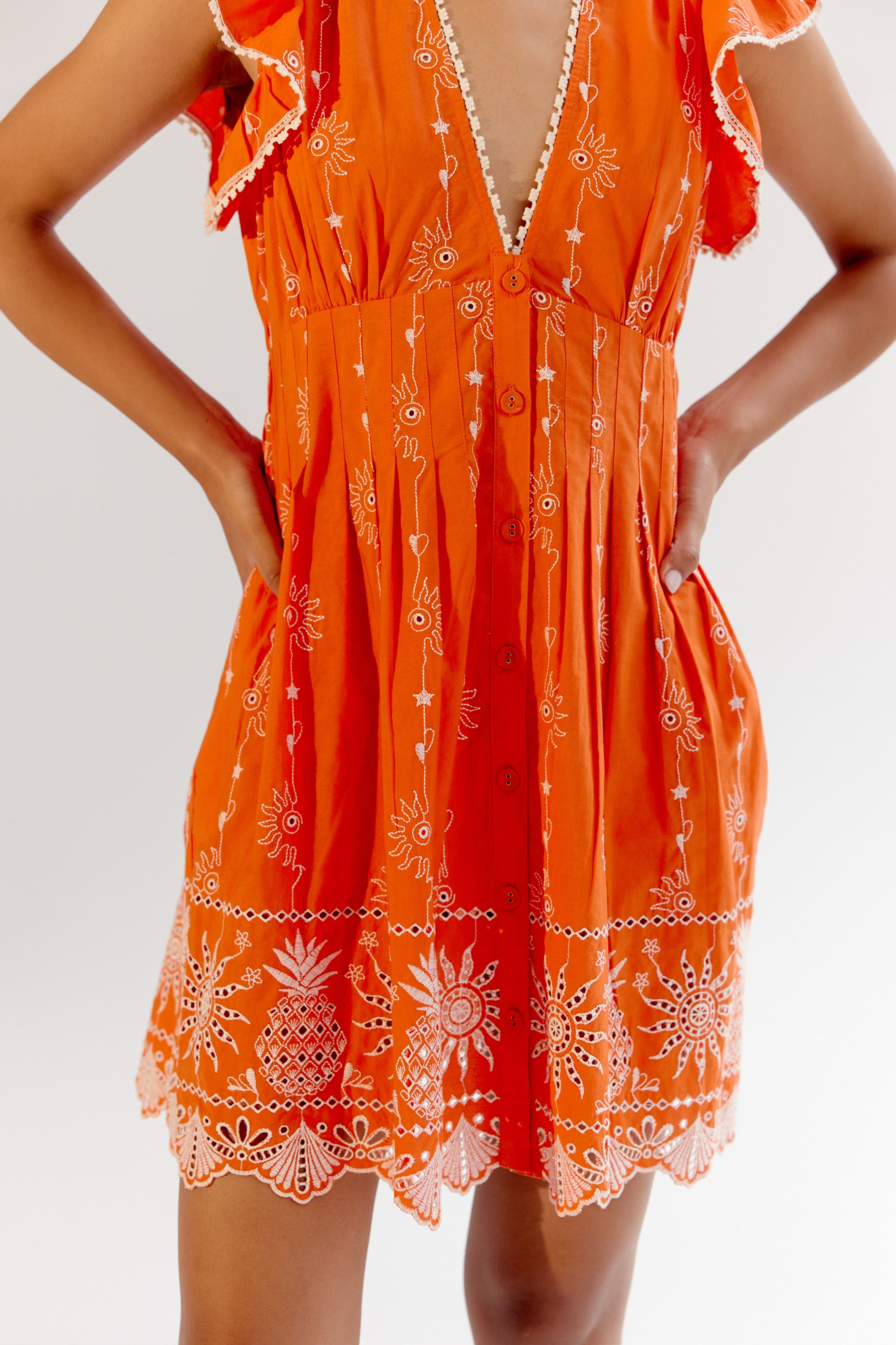 Tangerine Estella Mini Dress