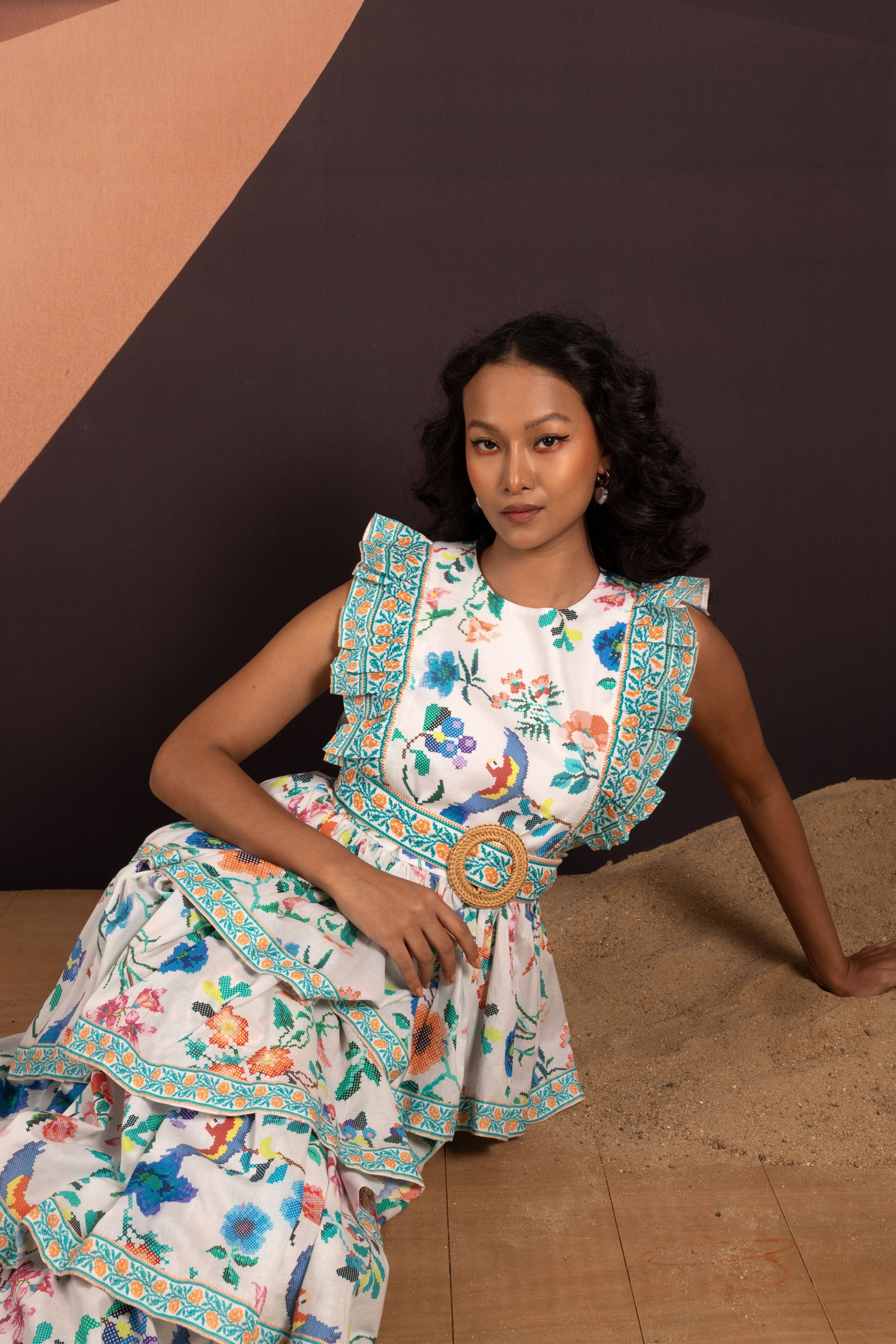 Etheral Blosson Layer Dress