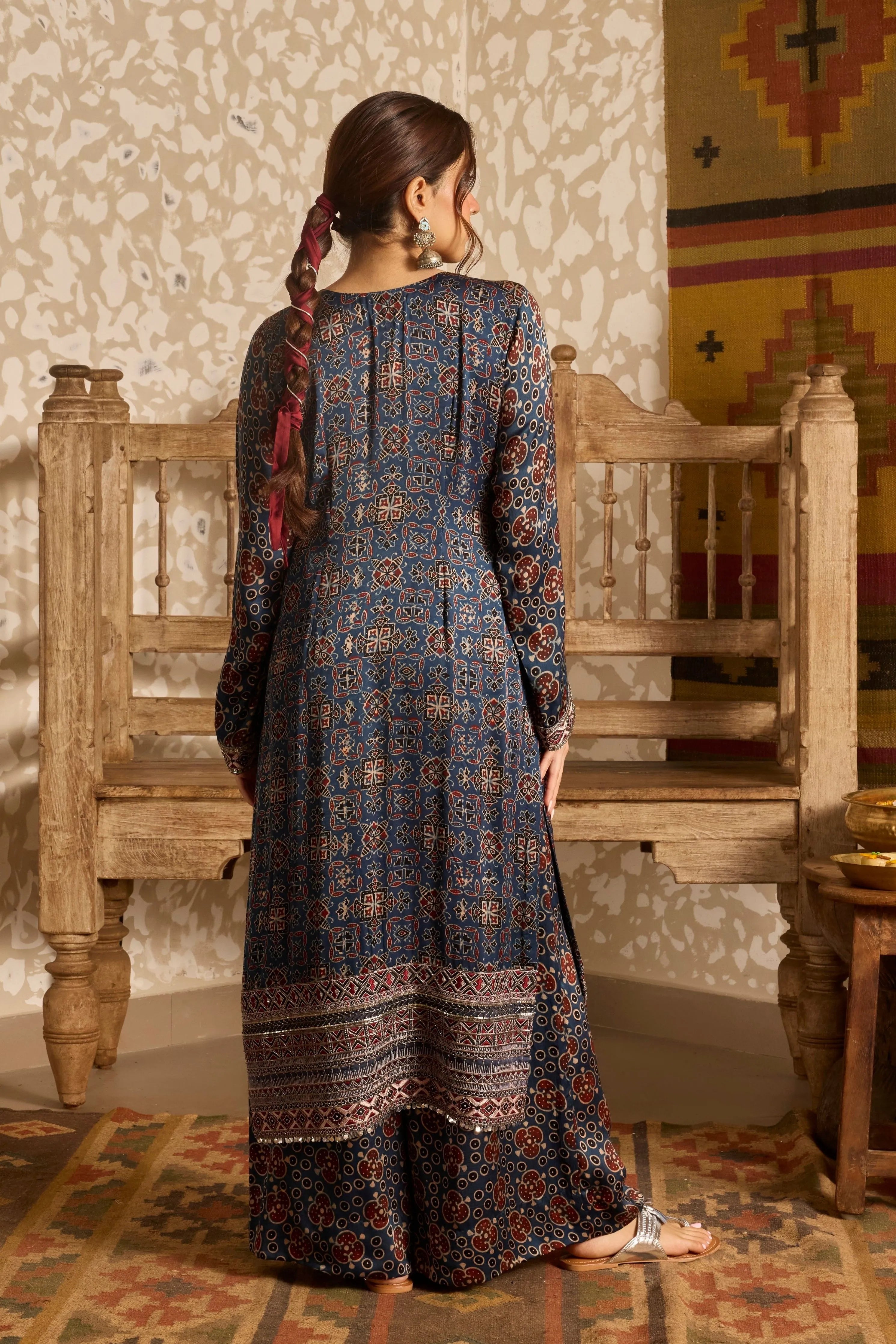 Long Kurta Plazzo Pants Sets
