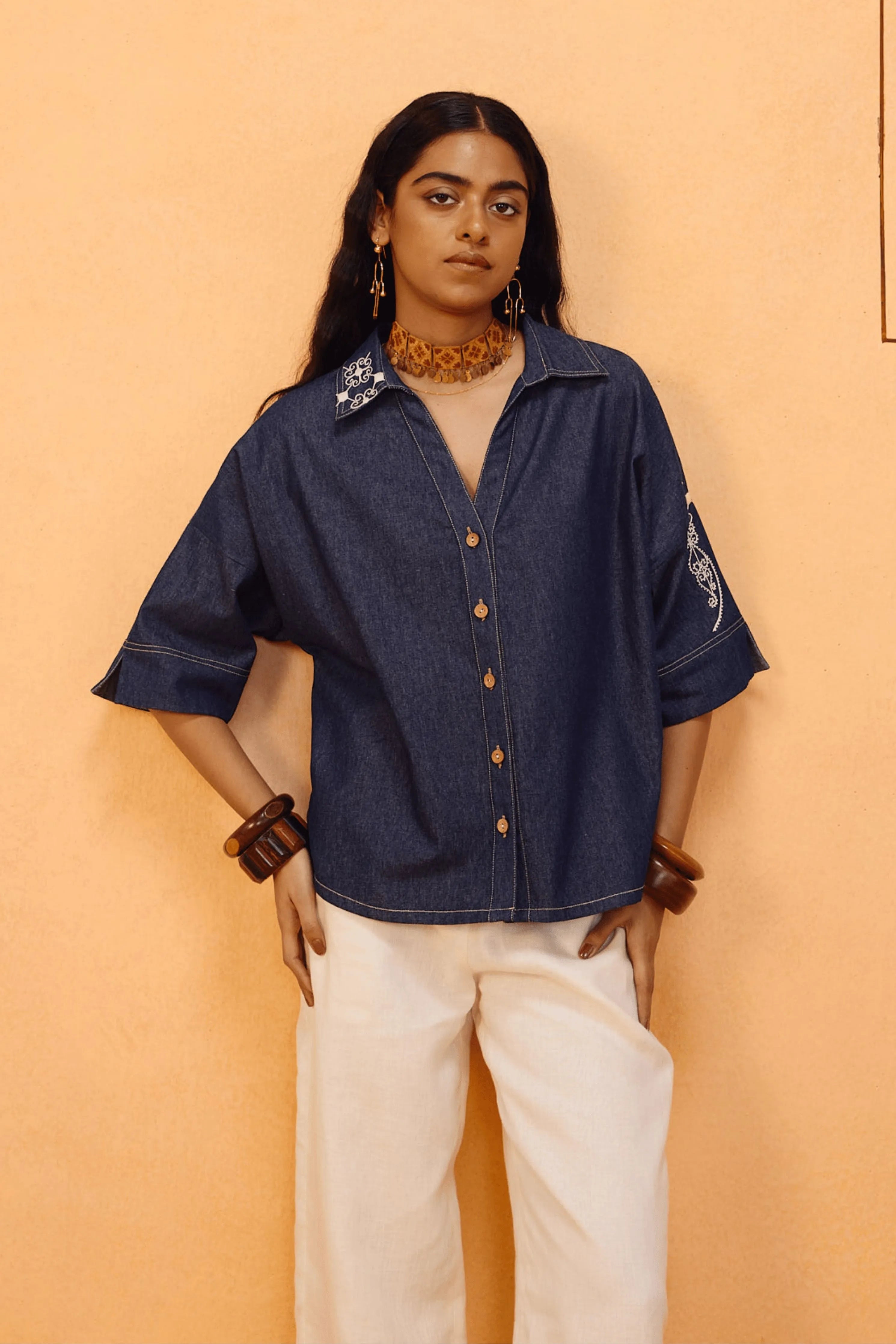 Rooted Sustainable Denim Shirt