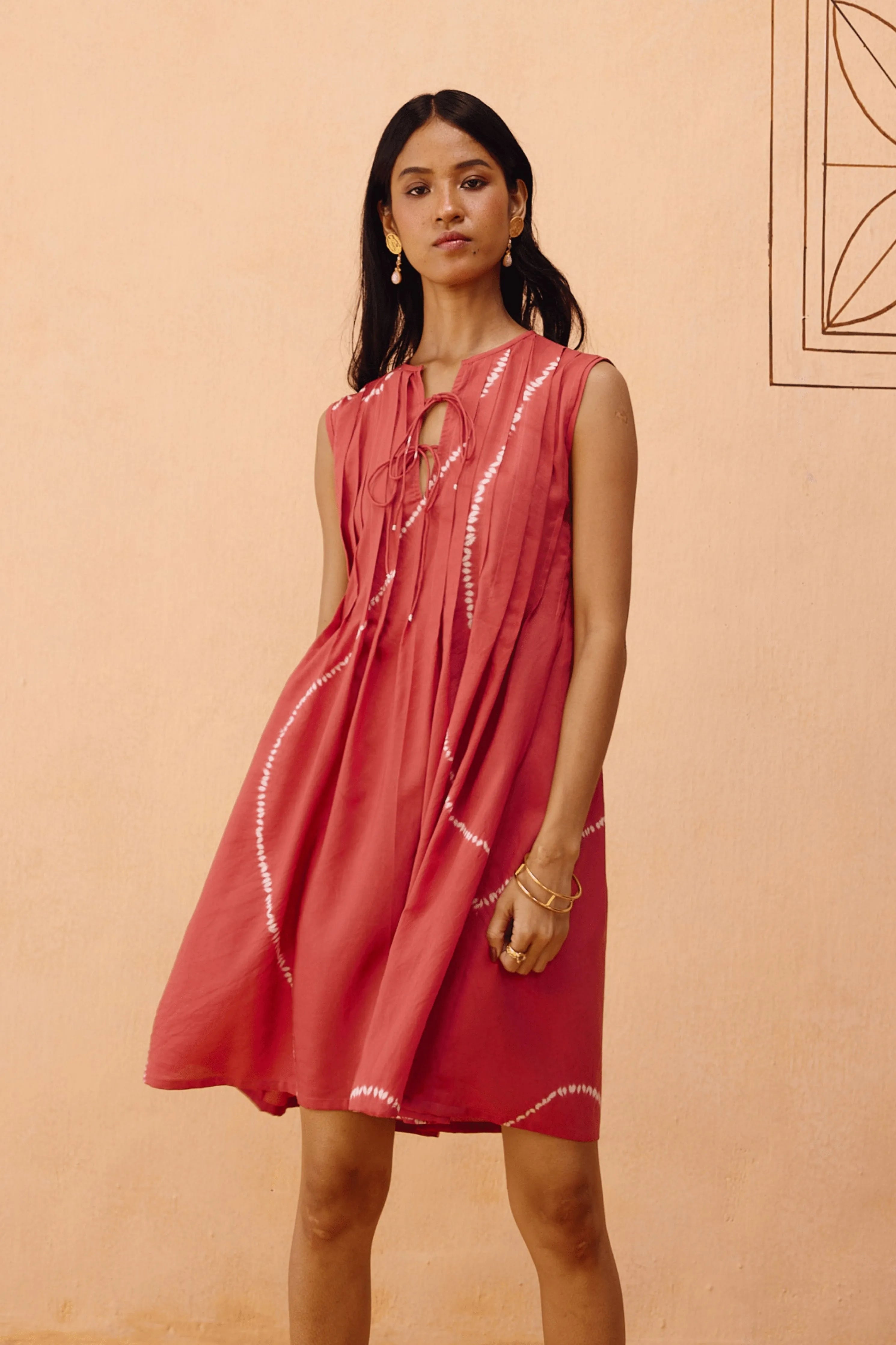 Terracotta Memories Lyocell Dress