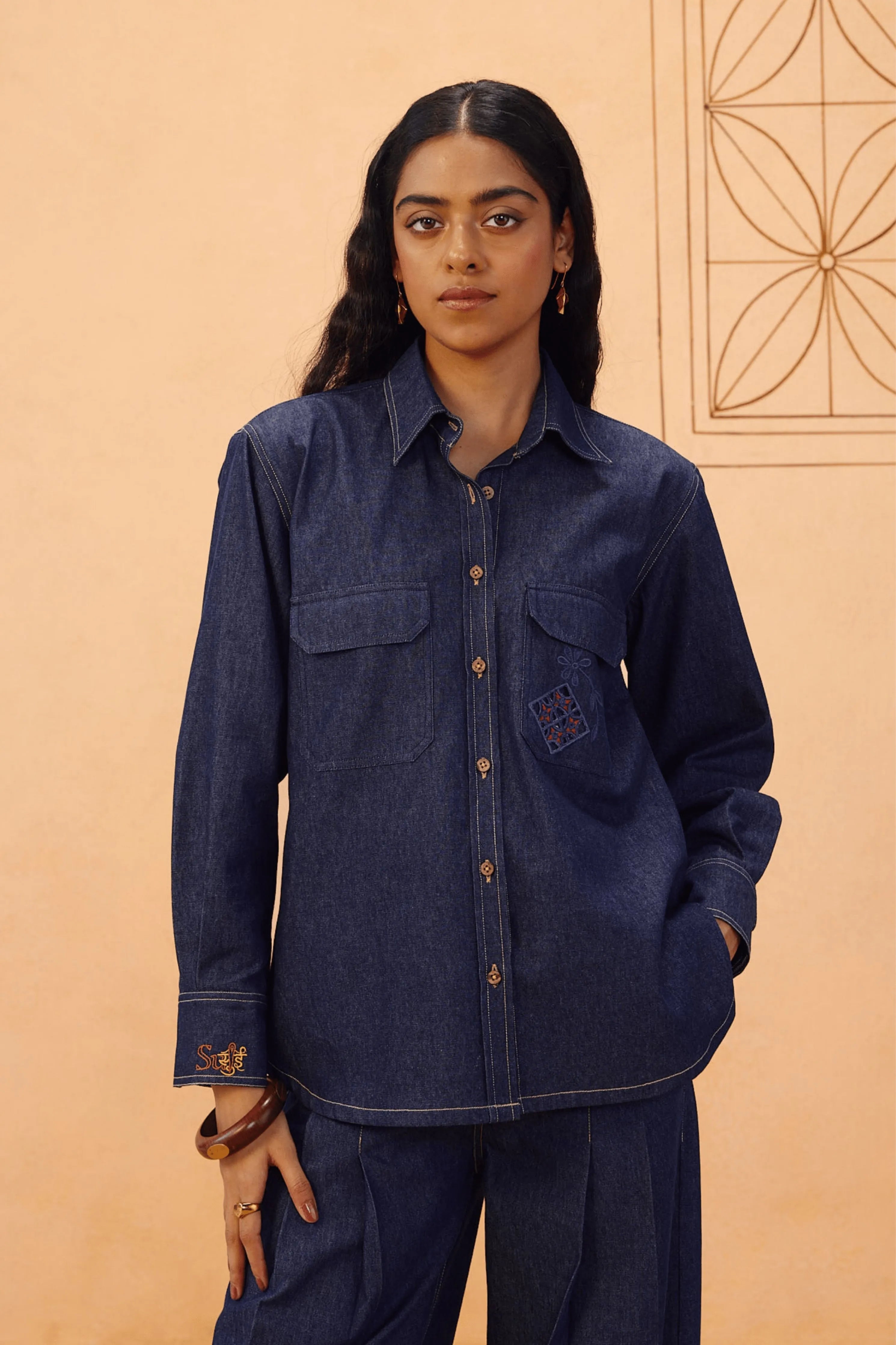 Slow Roots Sustainable Denim Shirt