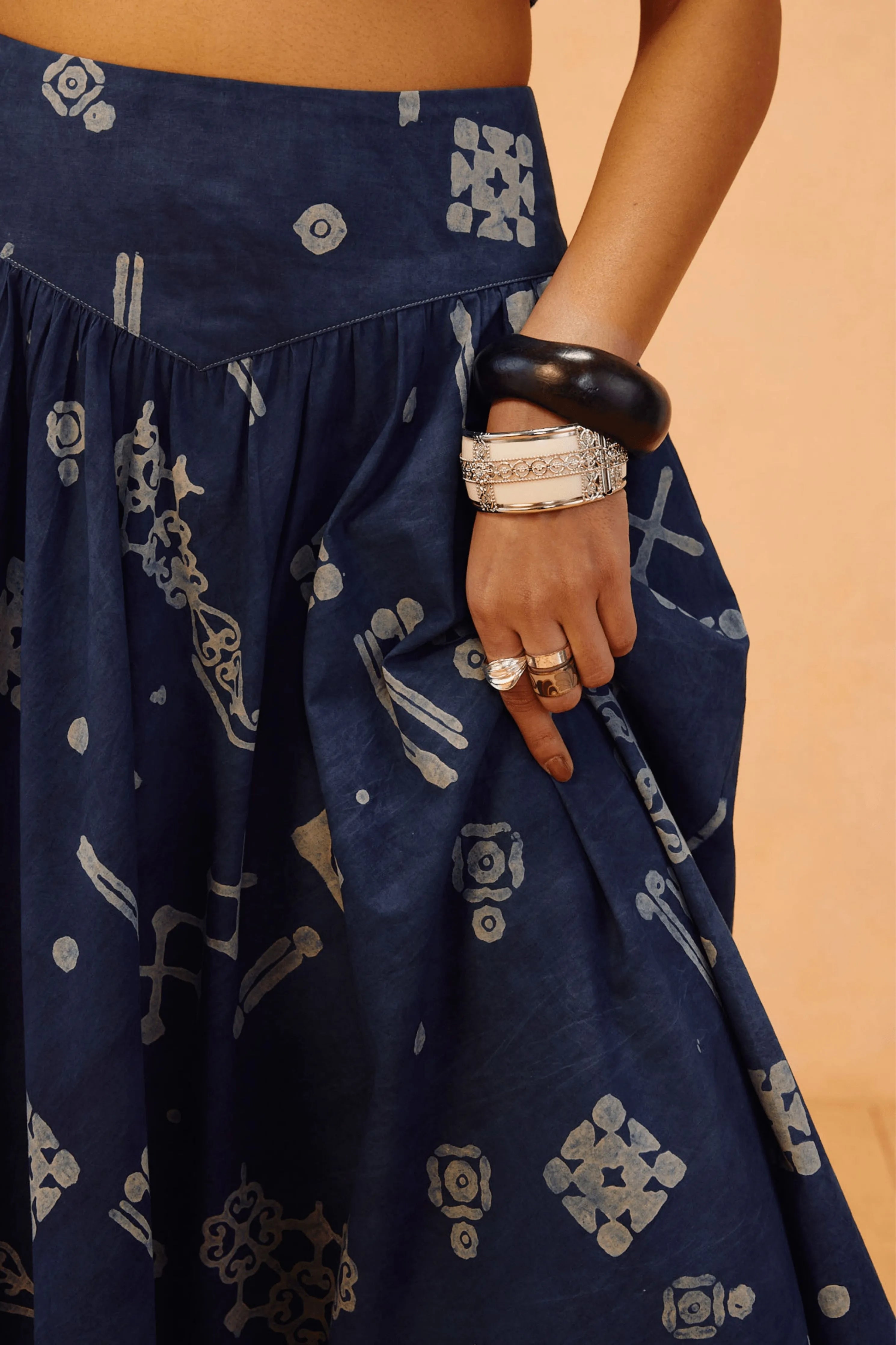 Garden Of Harmony Organic Cotton Maxi Skirt