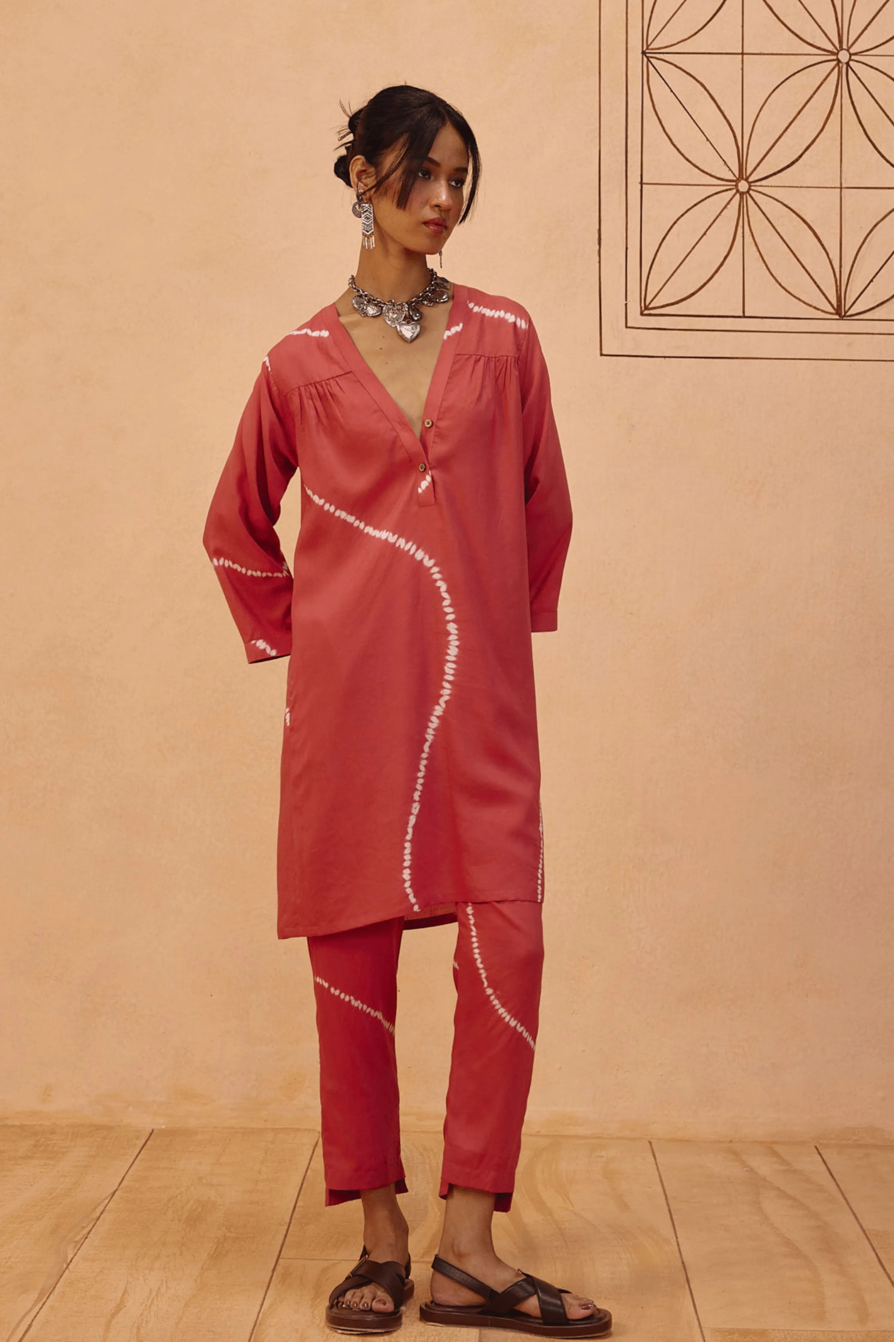 Rosy Earth Lyocell Kurta