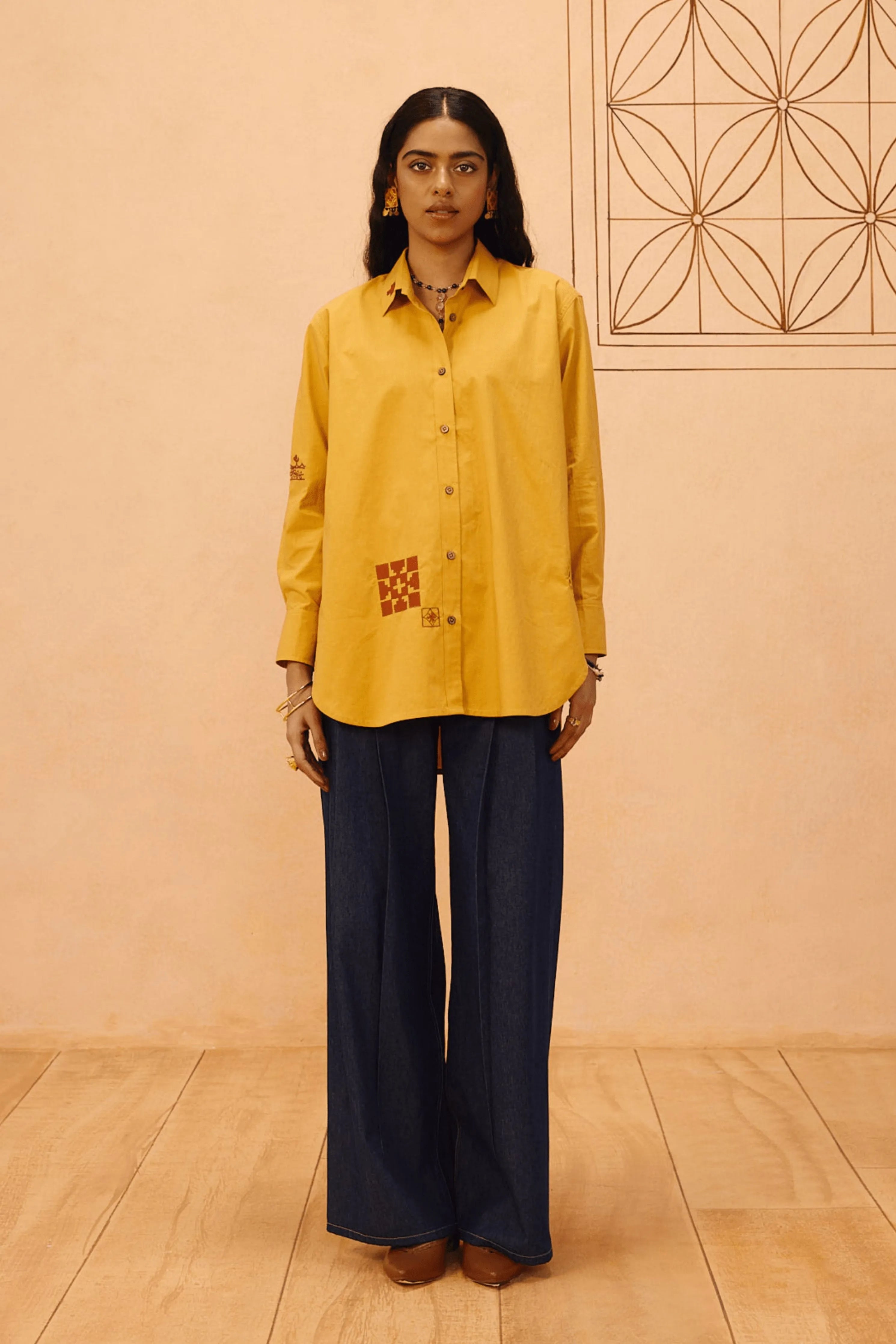 Golden Patterns Organic Cotton Shirt