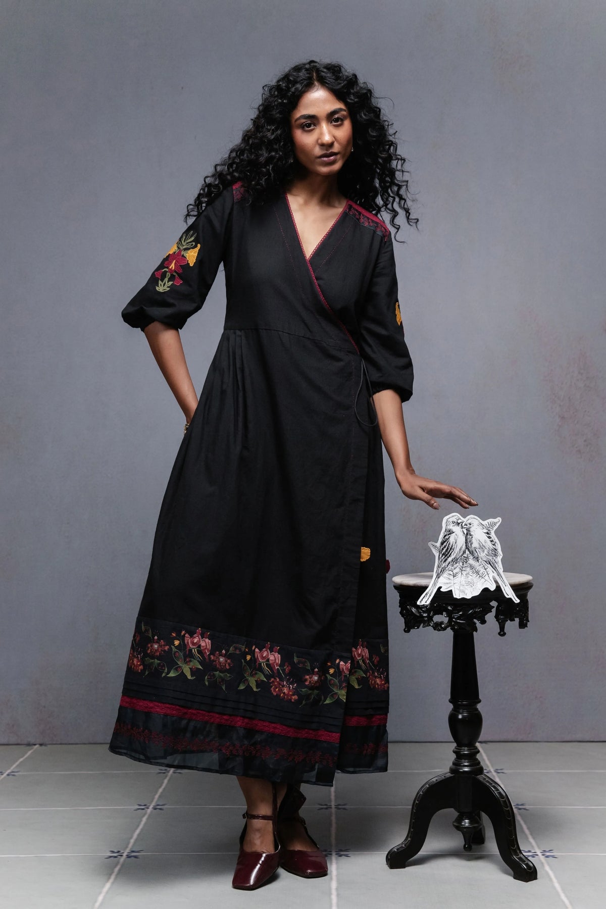 Jama Dress In Black