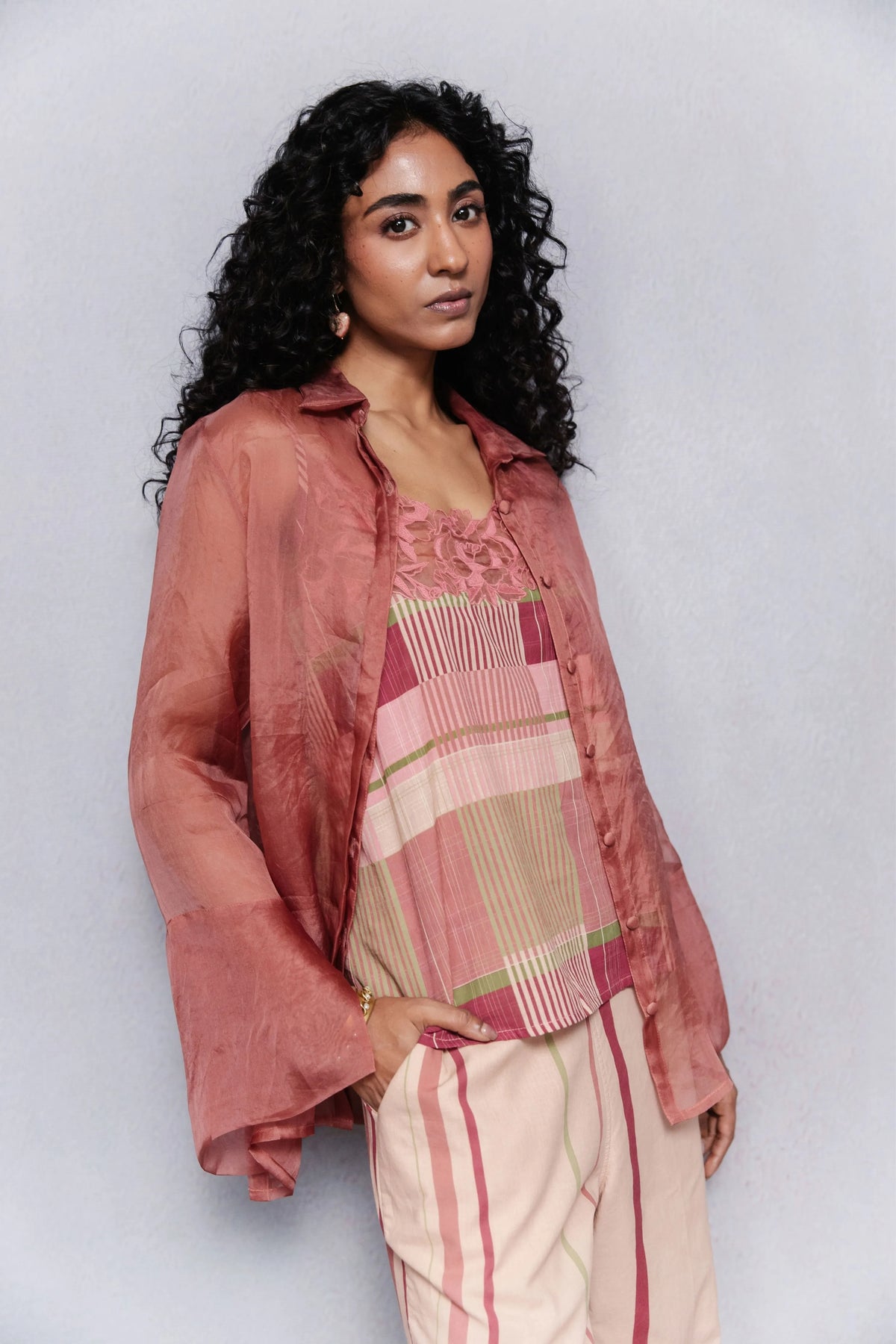 Delilah Organza Shirt