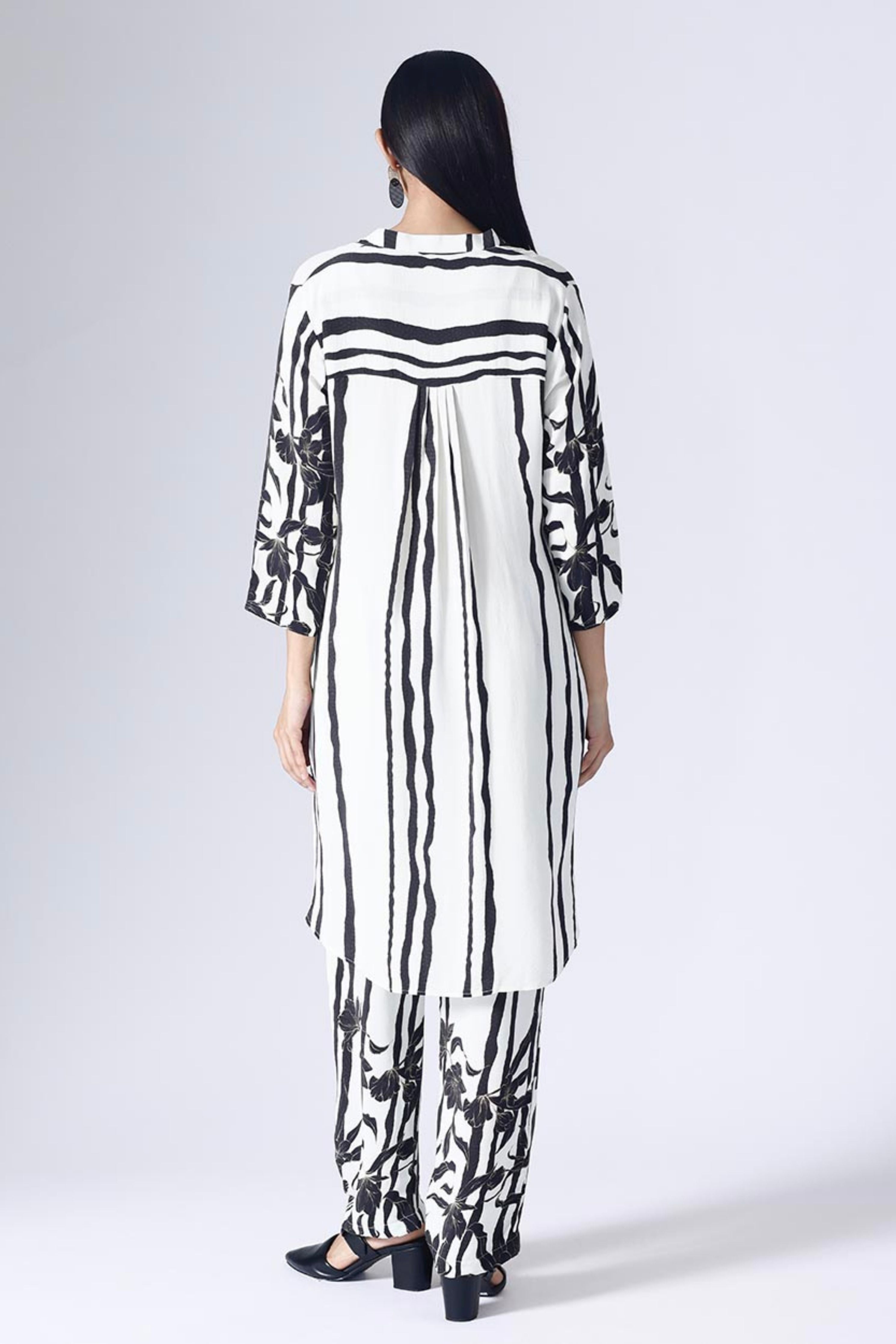 Floral Stripe Co-Ord Set