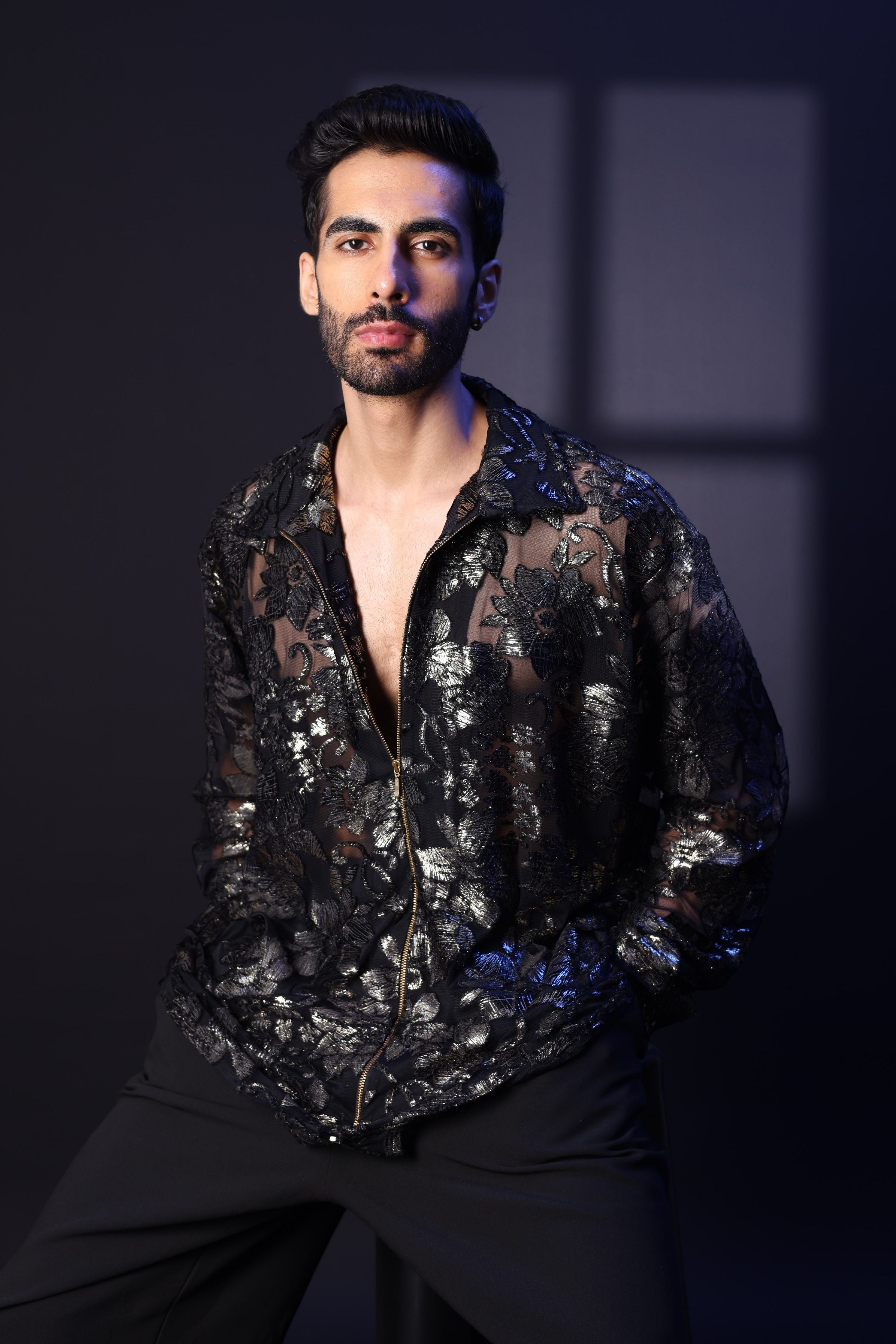 Black Velvet Shirt