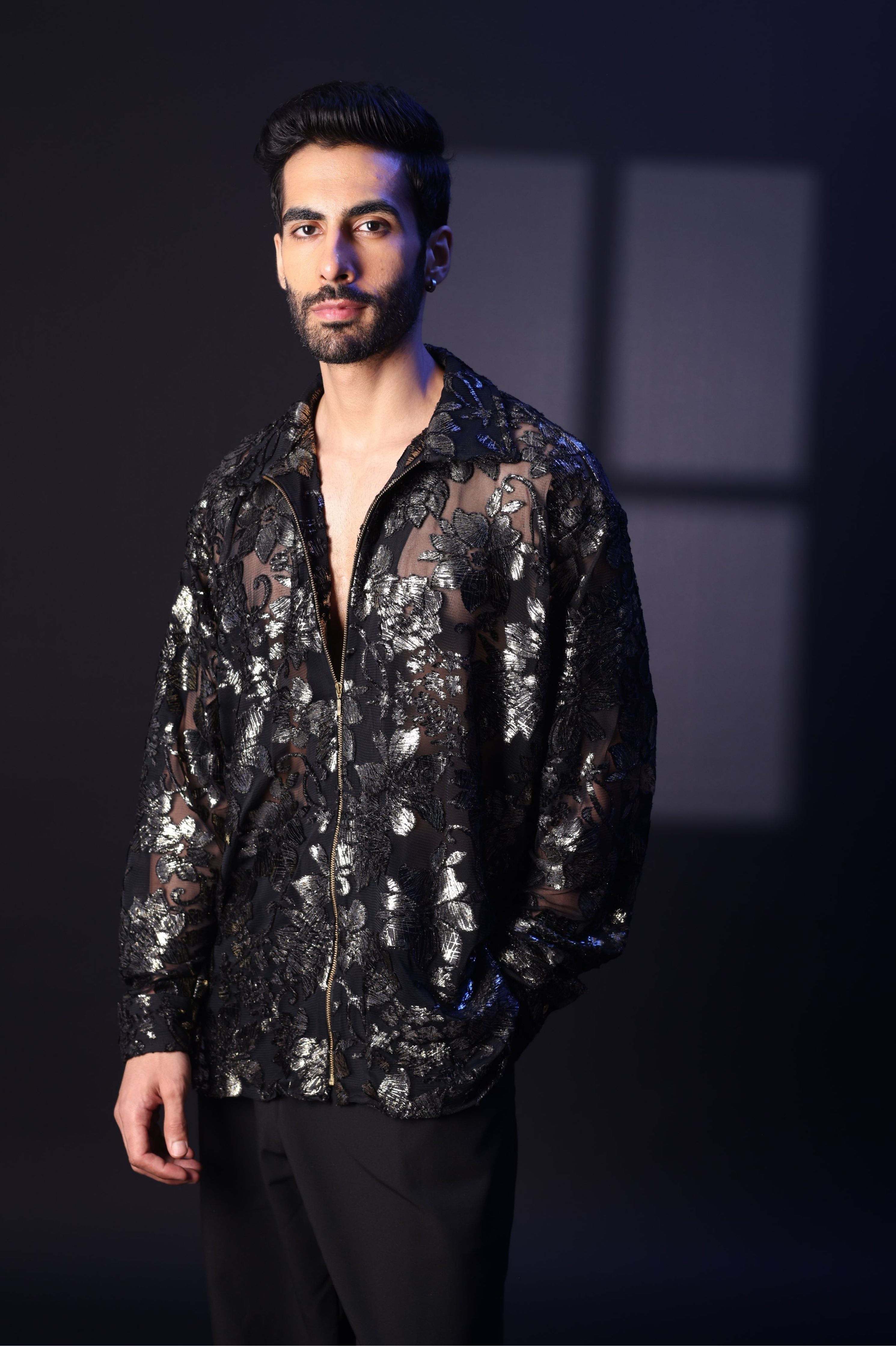 Black Velvet Shirt