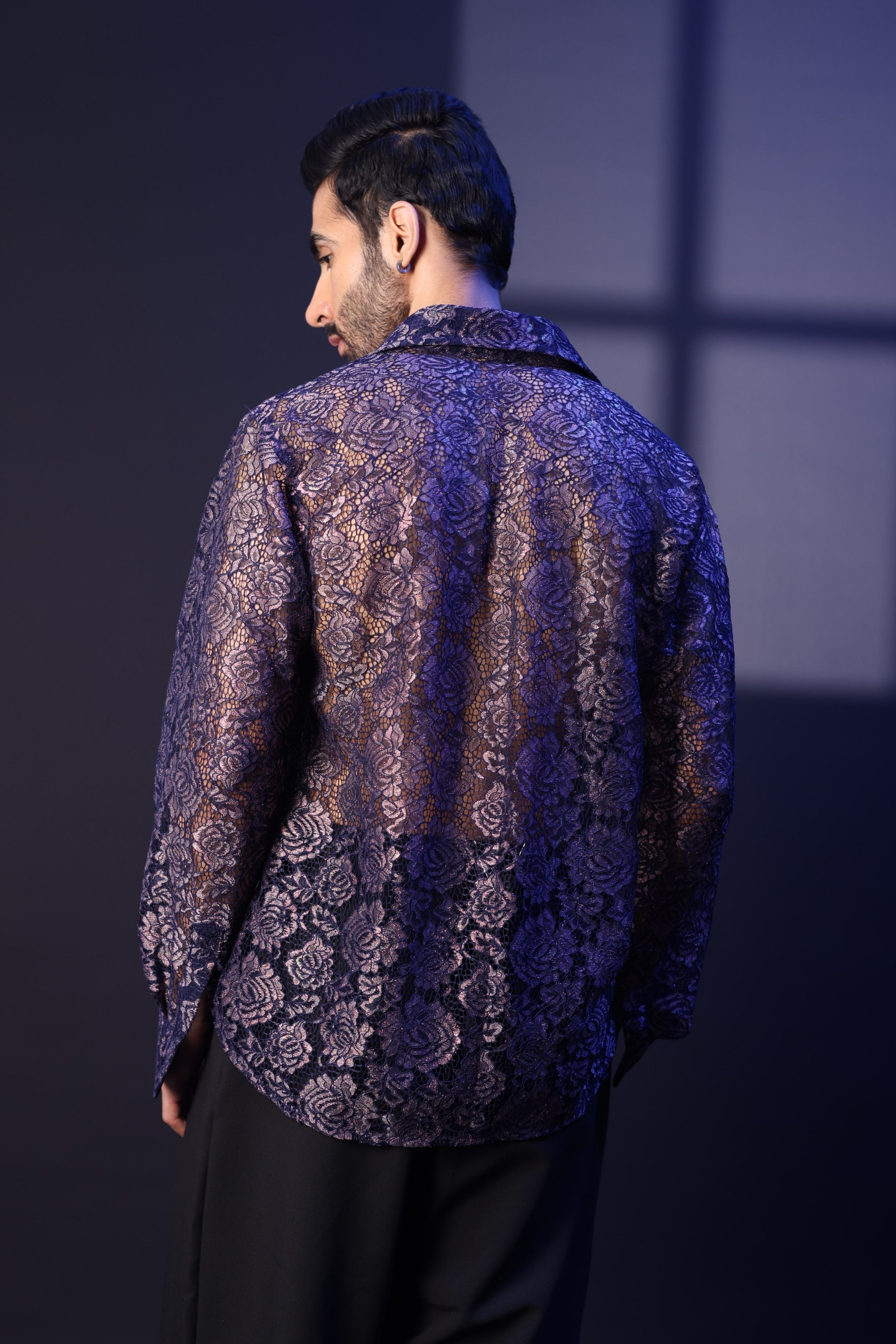 Blue Net Shirt