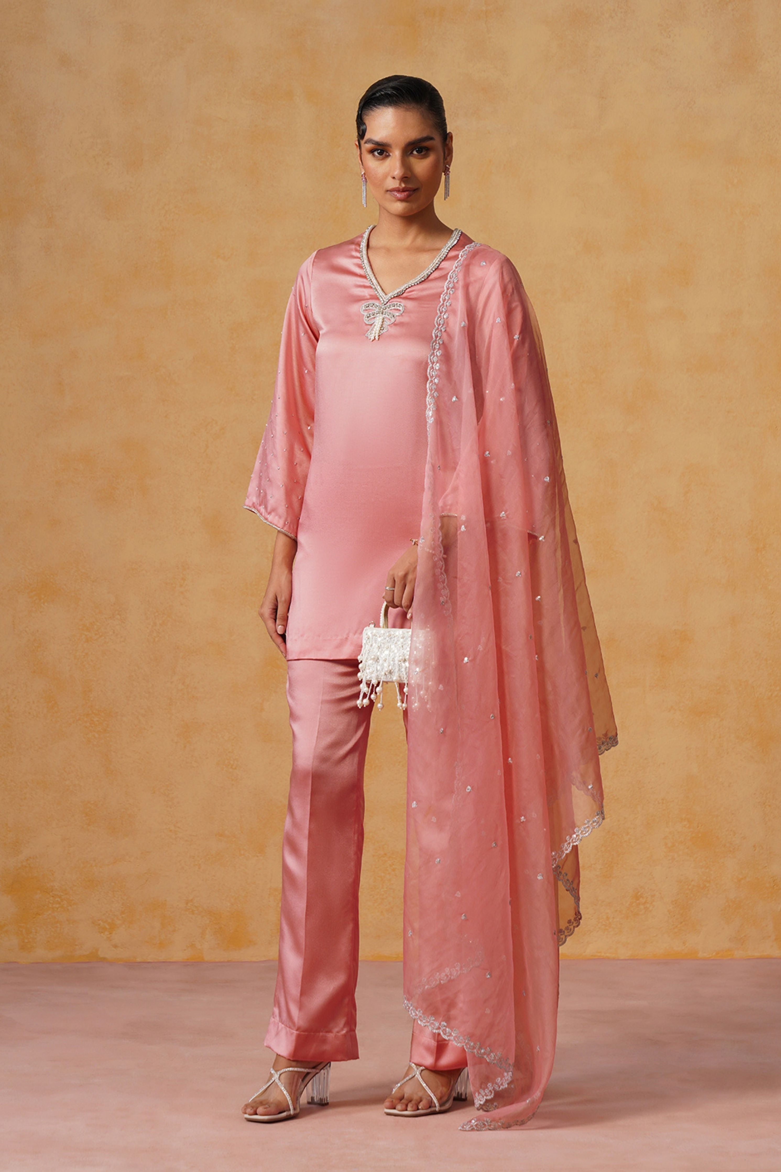 Alya Pink Suit Set