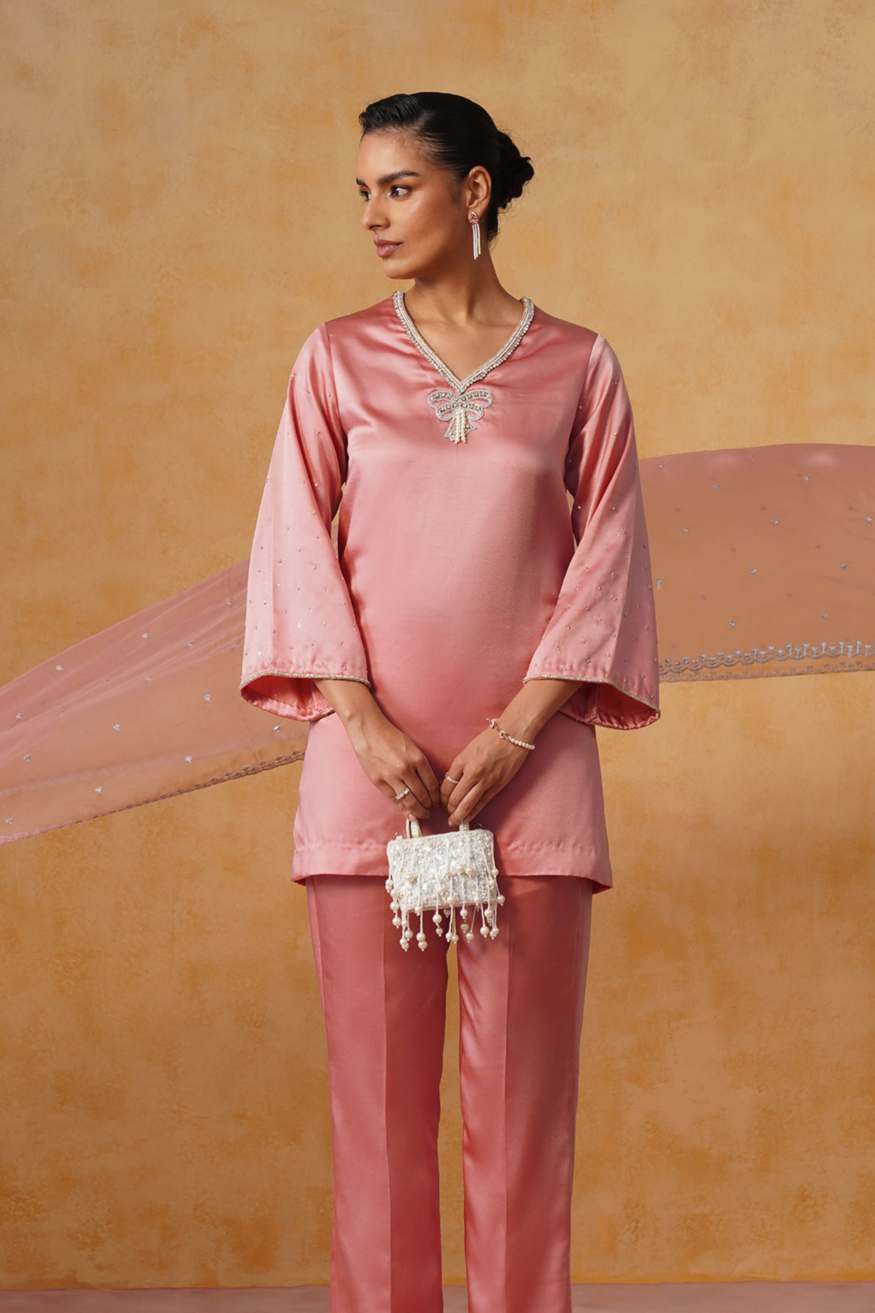 Alya Pink Suit Set