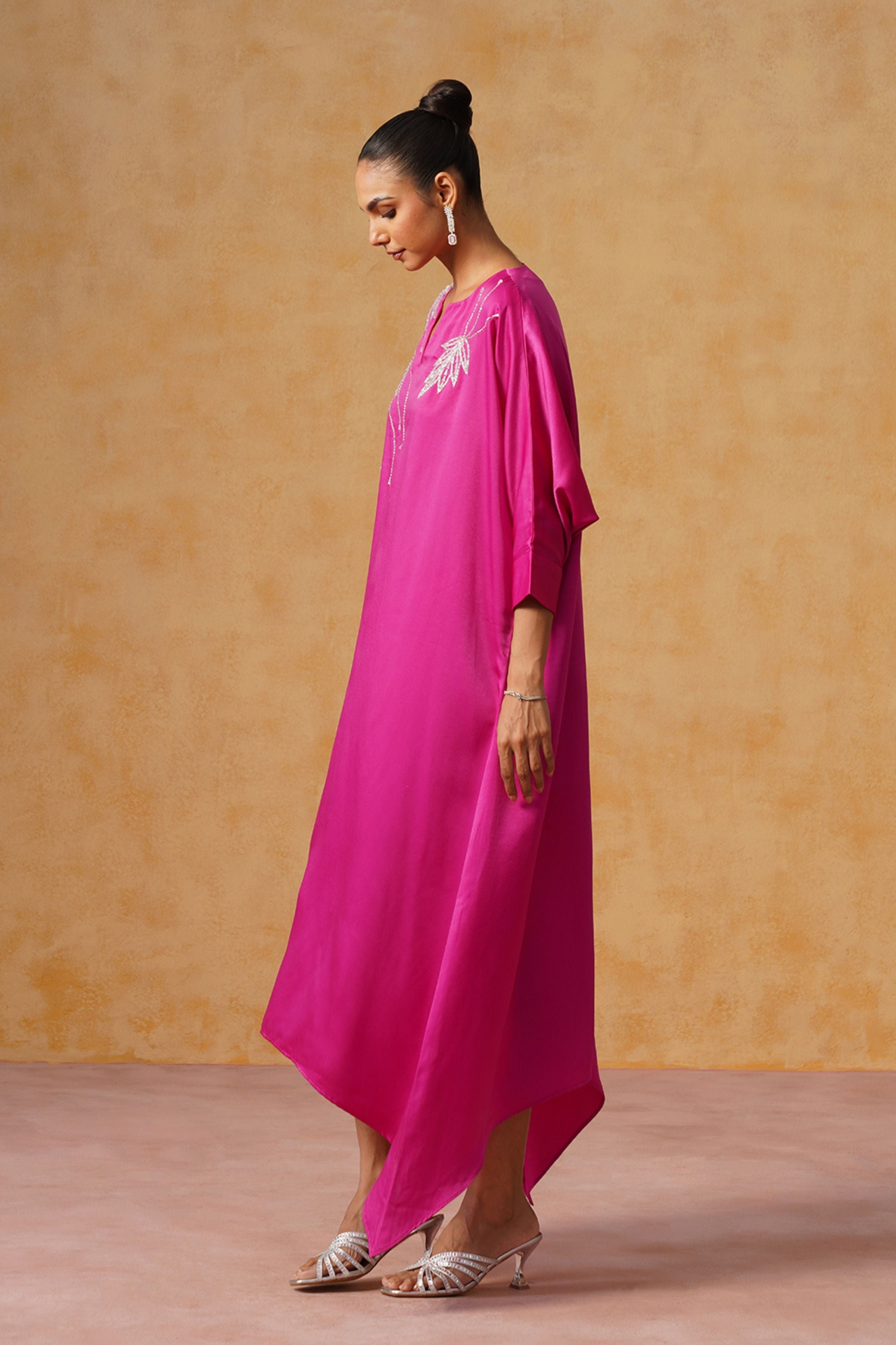 Zara Pink Kaftan Dress