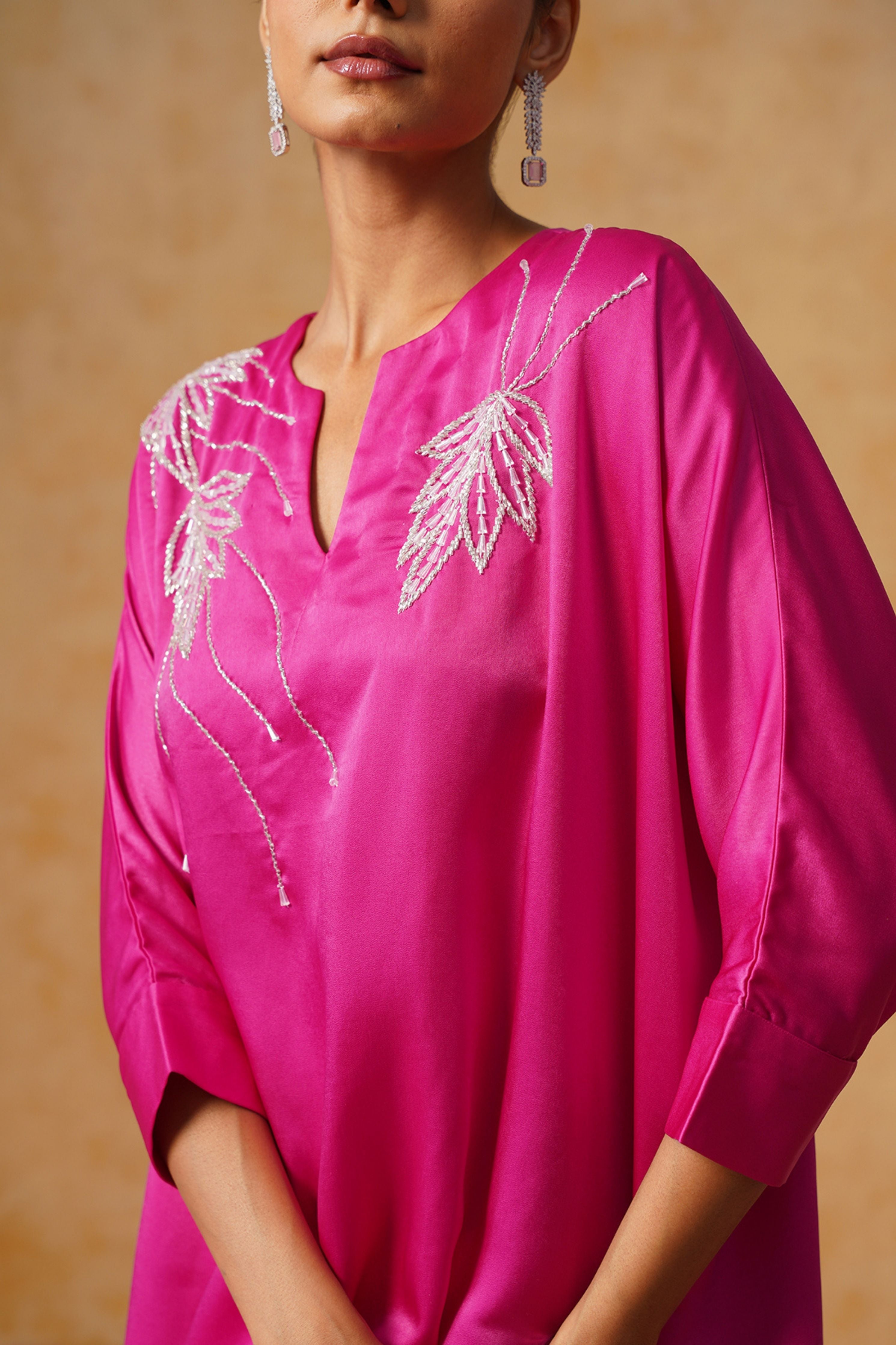 Zara Pink Kaftan Dress