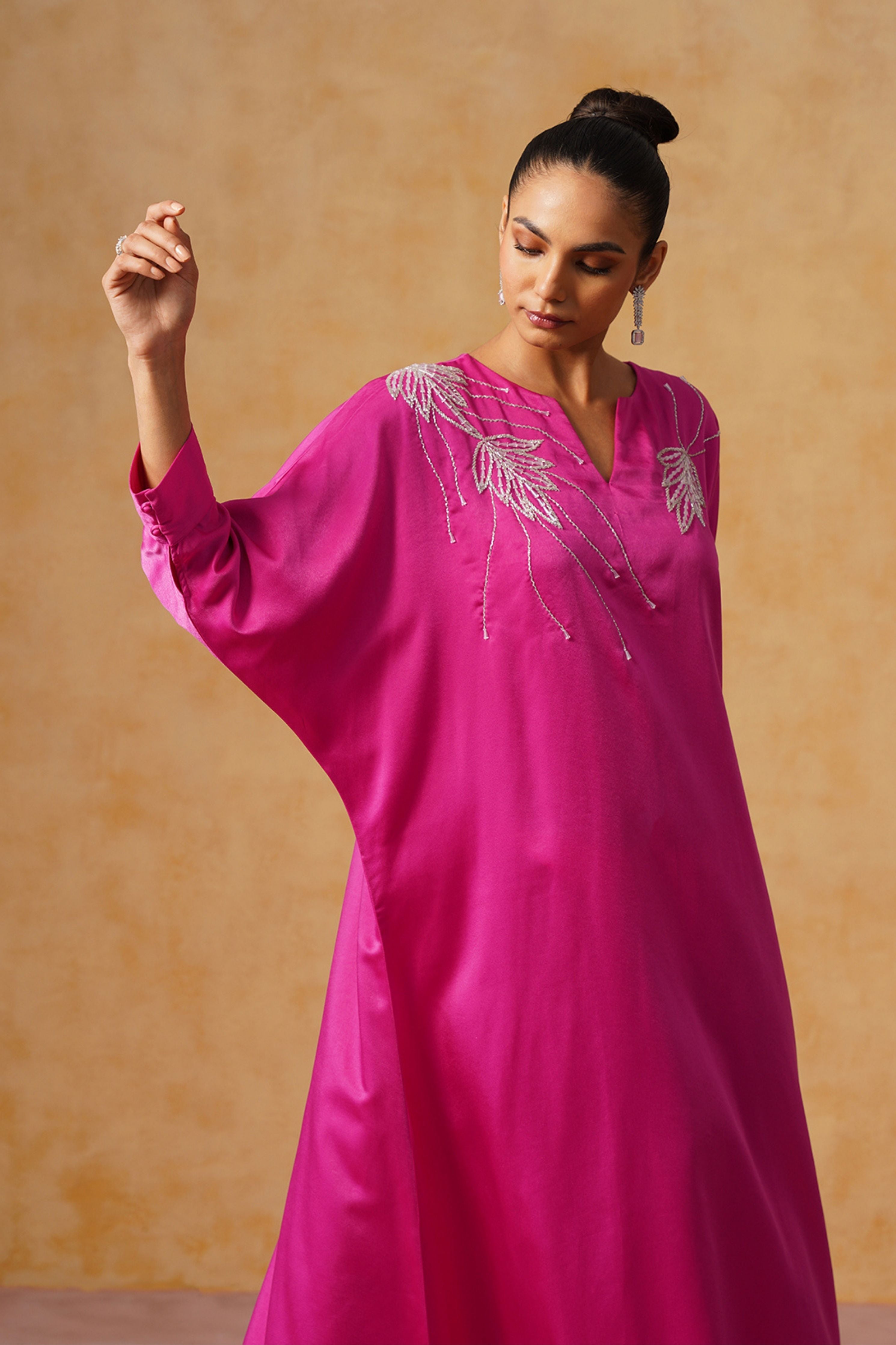 Zara Pink Kaftan Dress