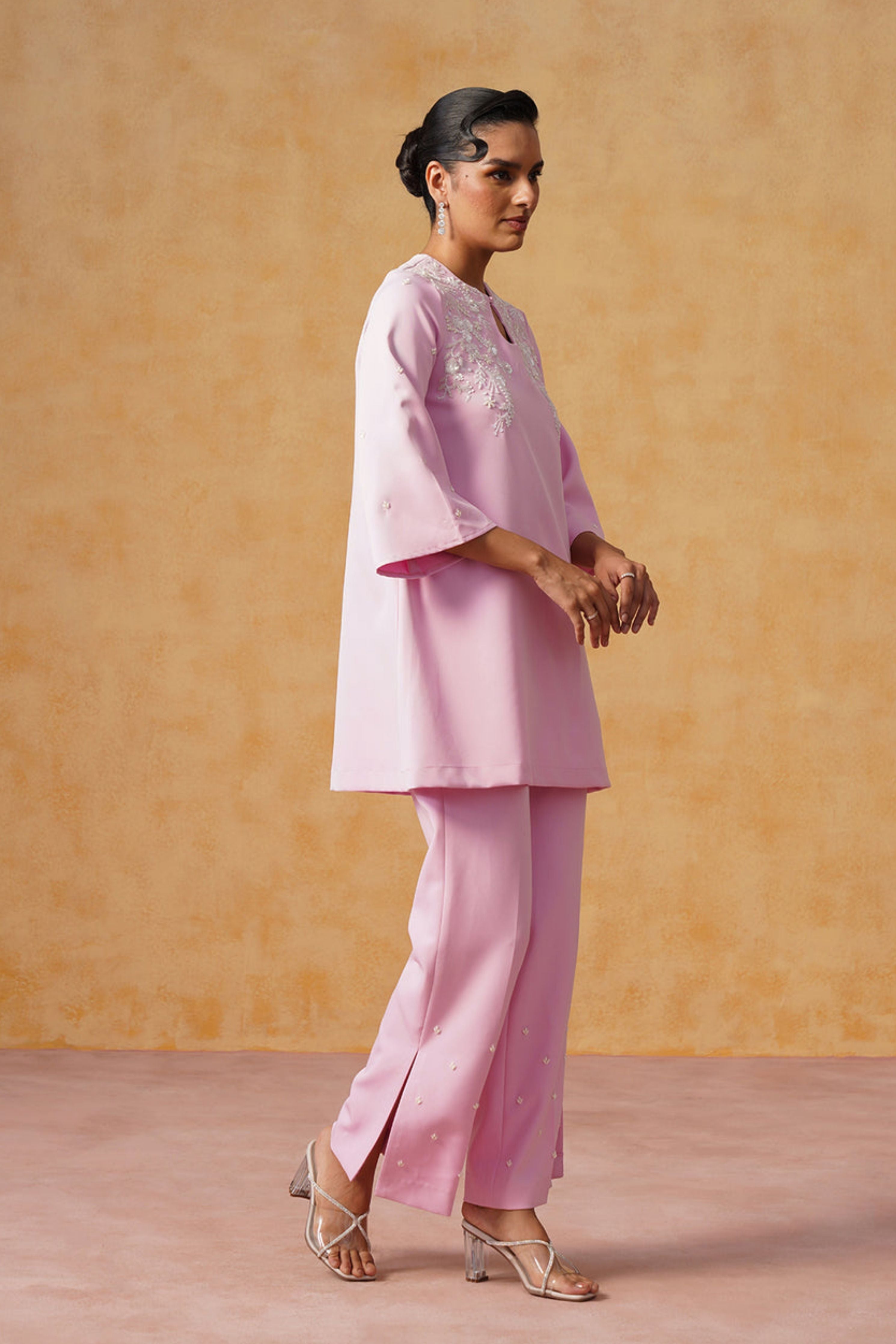 Ziya Baby Pink Co-ord Set