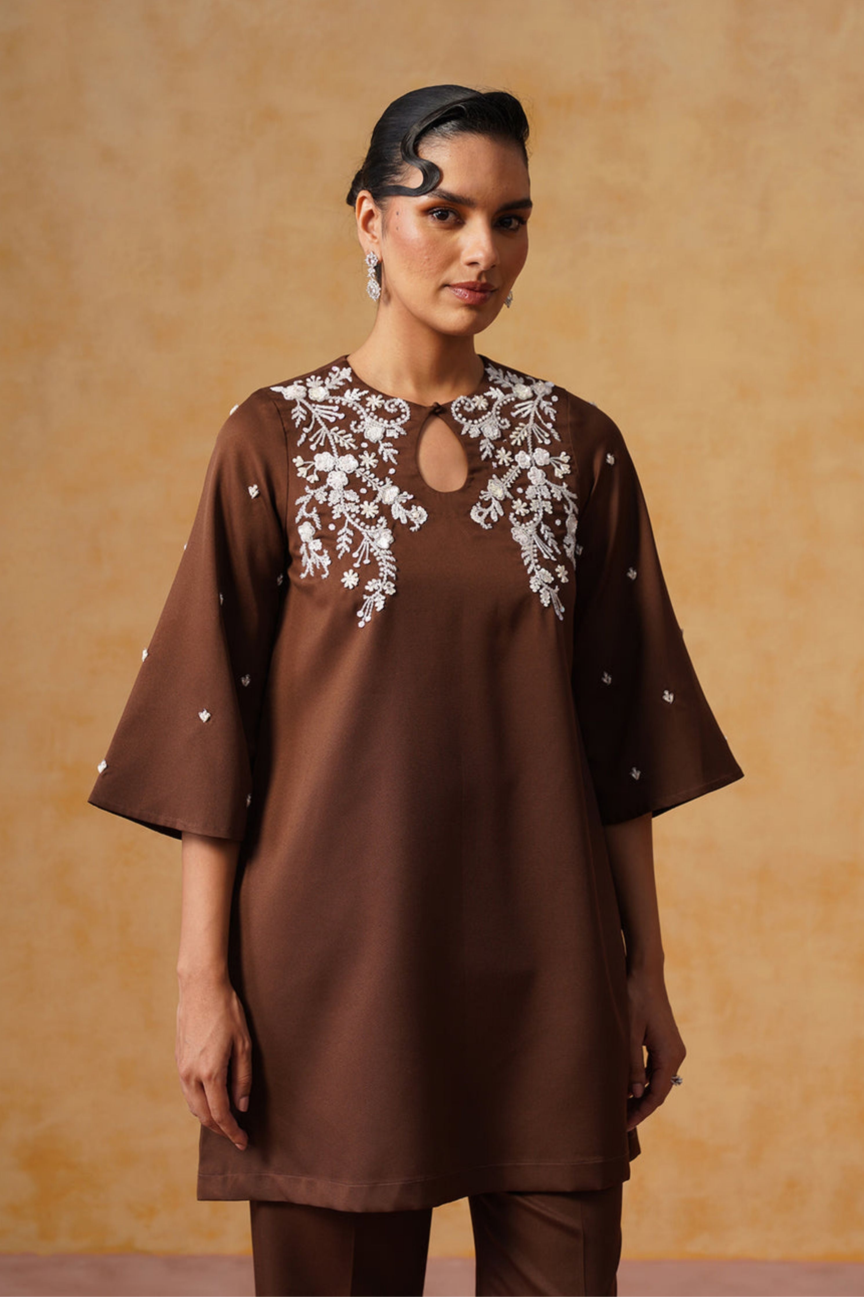 Ziya Chocolate Brown Co-ord Set