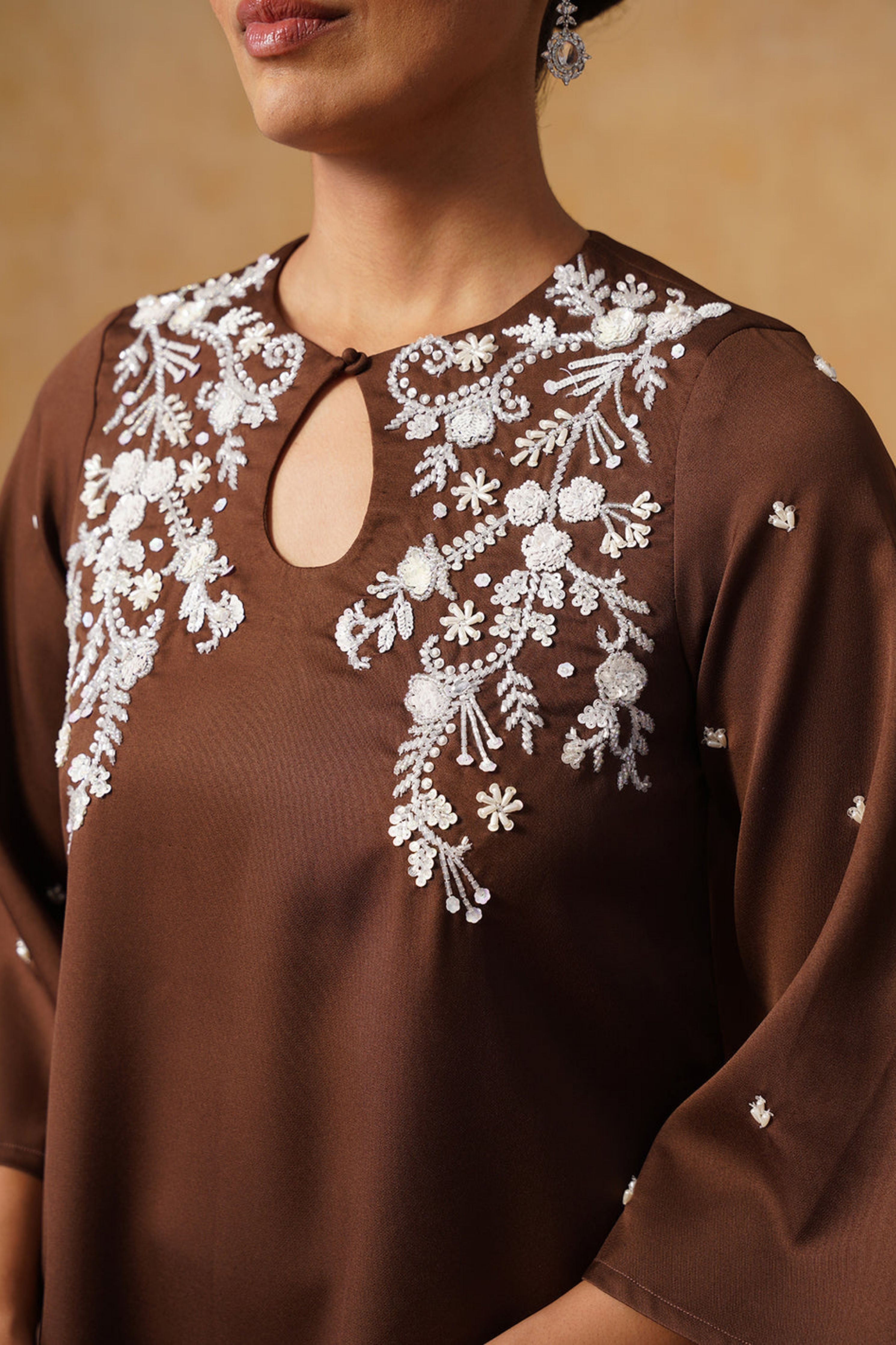 Ziya Chocolate Brown Co-ord Set