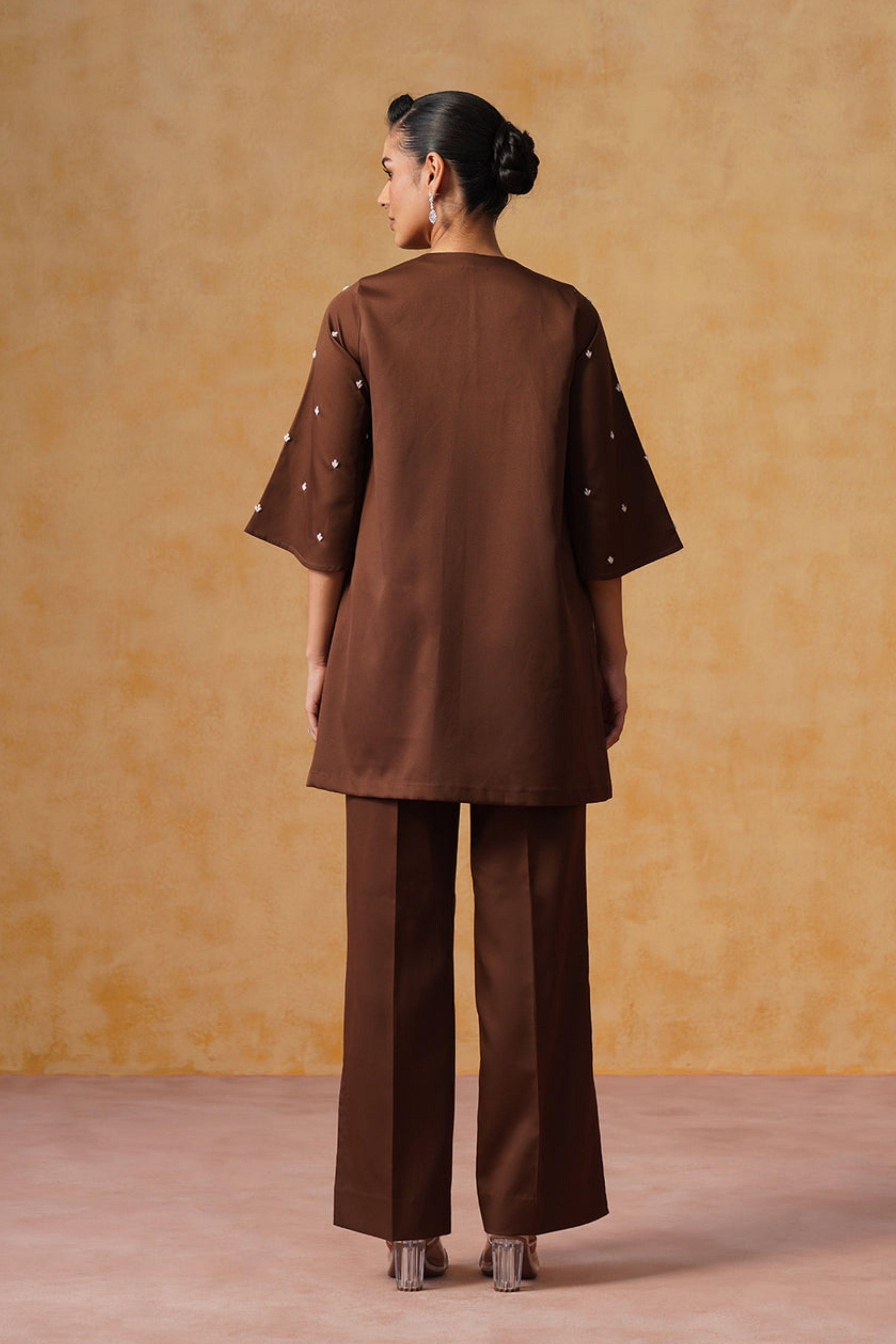 Ziya Chocolate Brown Co-ord Set
