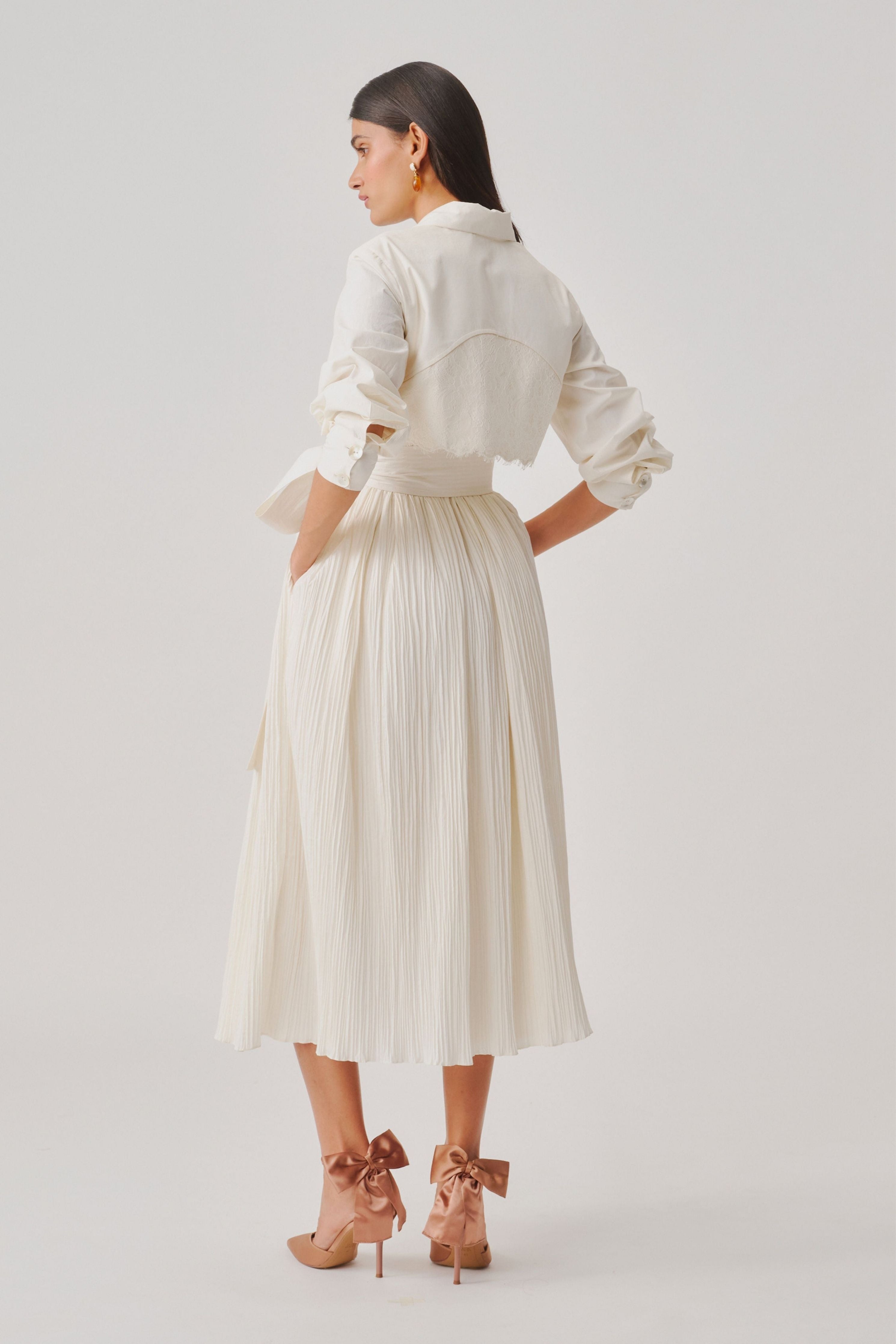 Ivory Atelier Trench Dress
