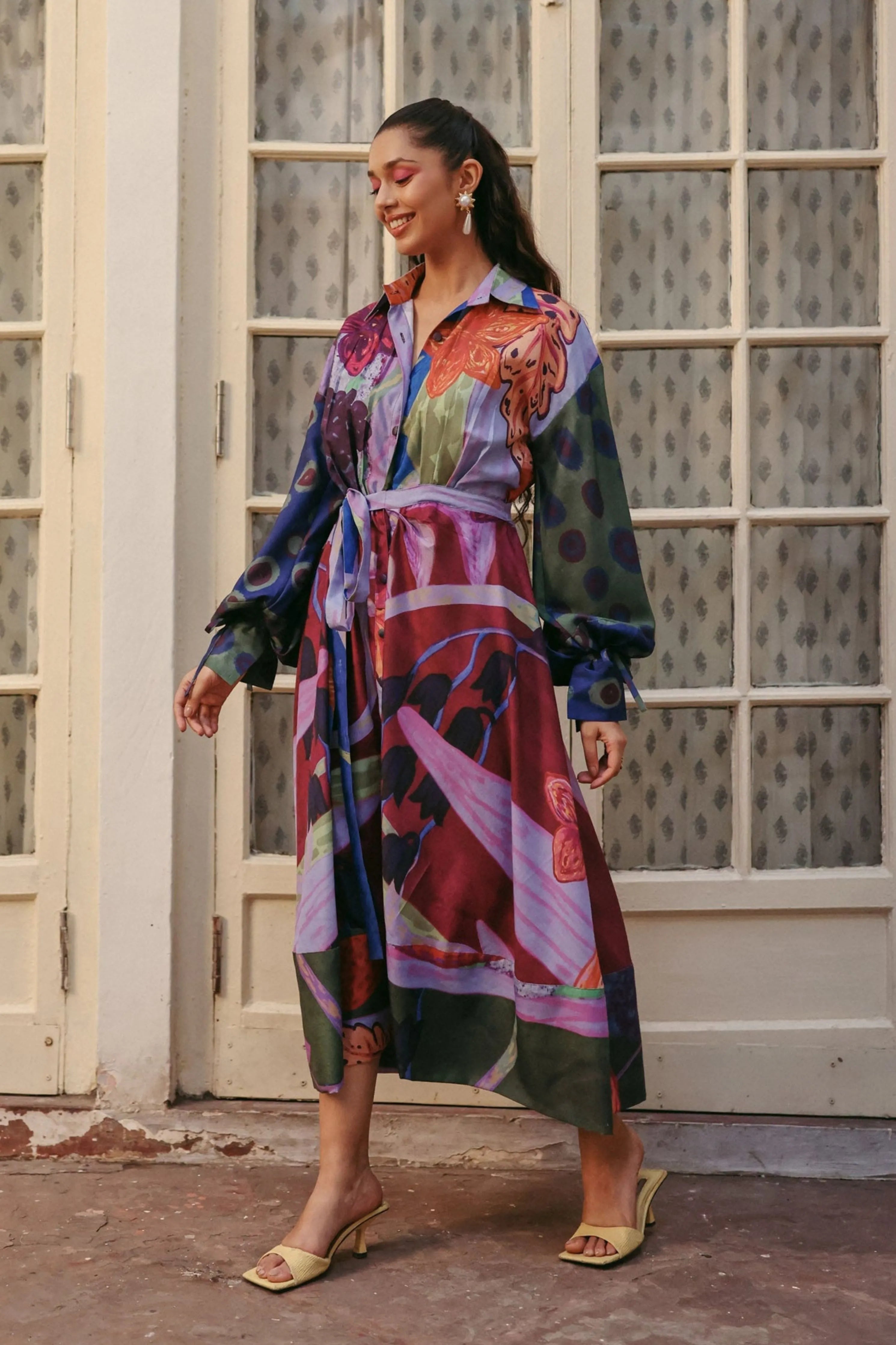Satrangi Saga Dress