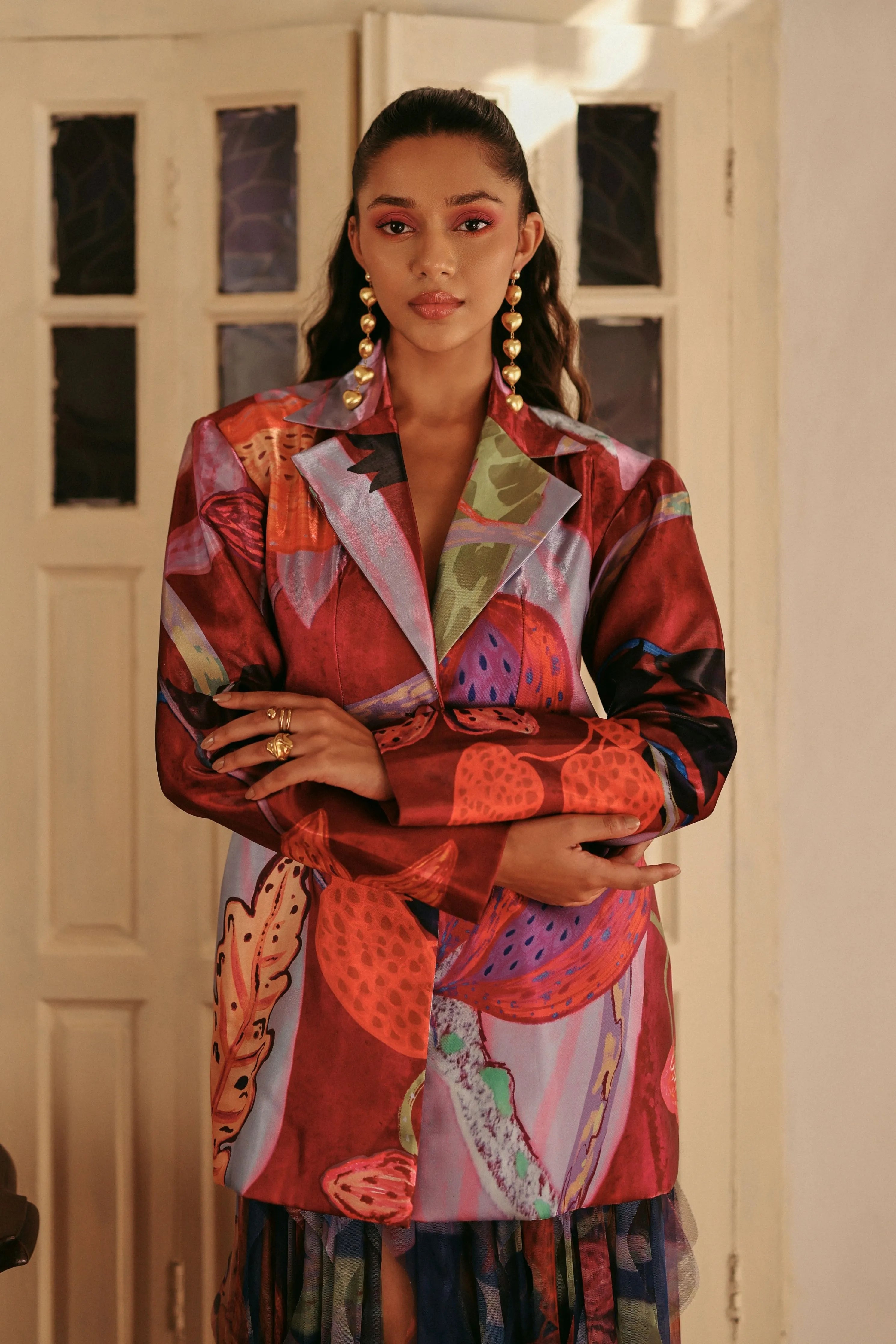 Ruffled Muse Blazer