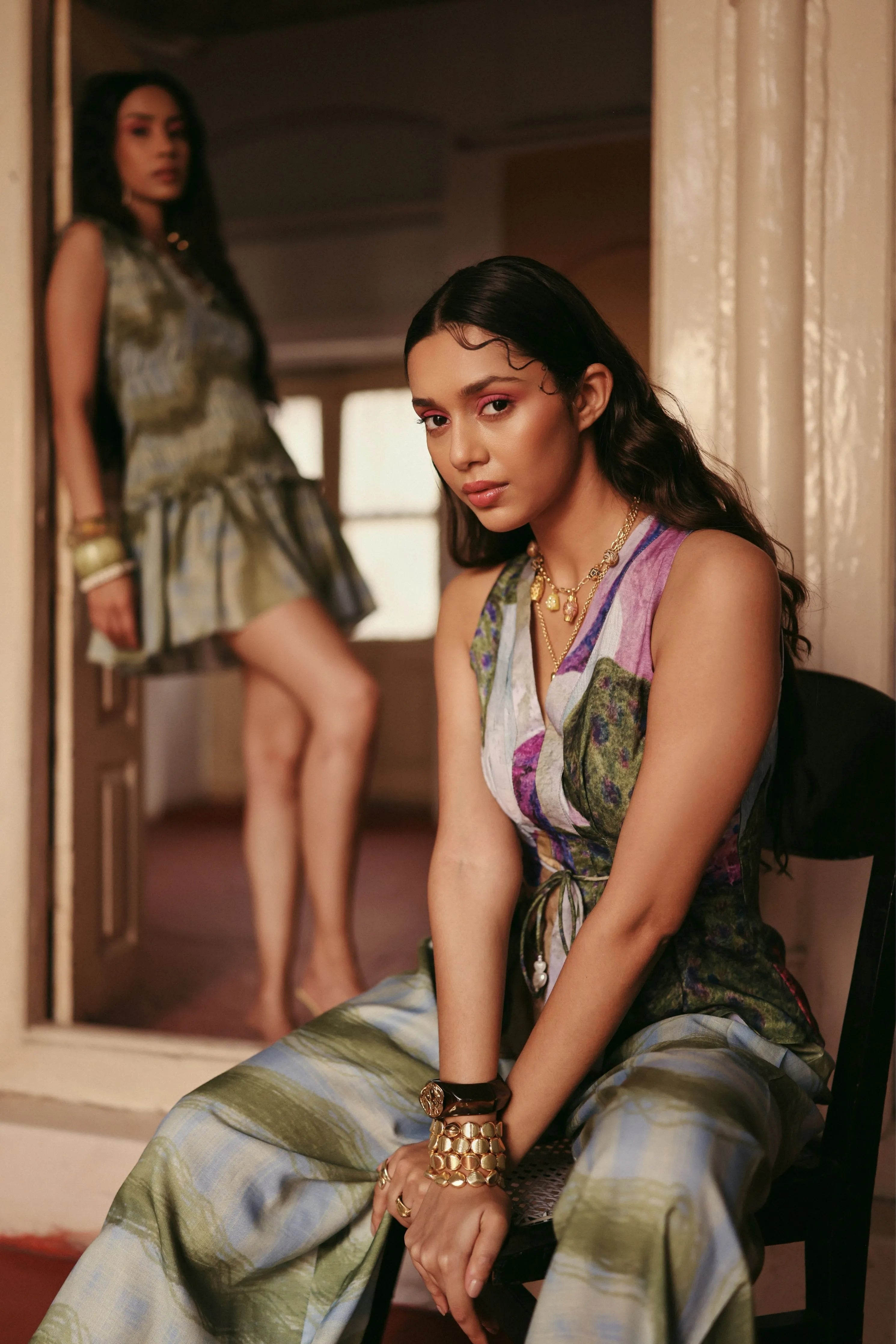 Crayon Pleats Co-Ord Set