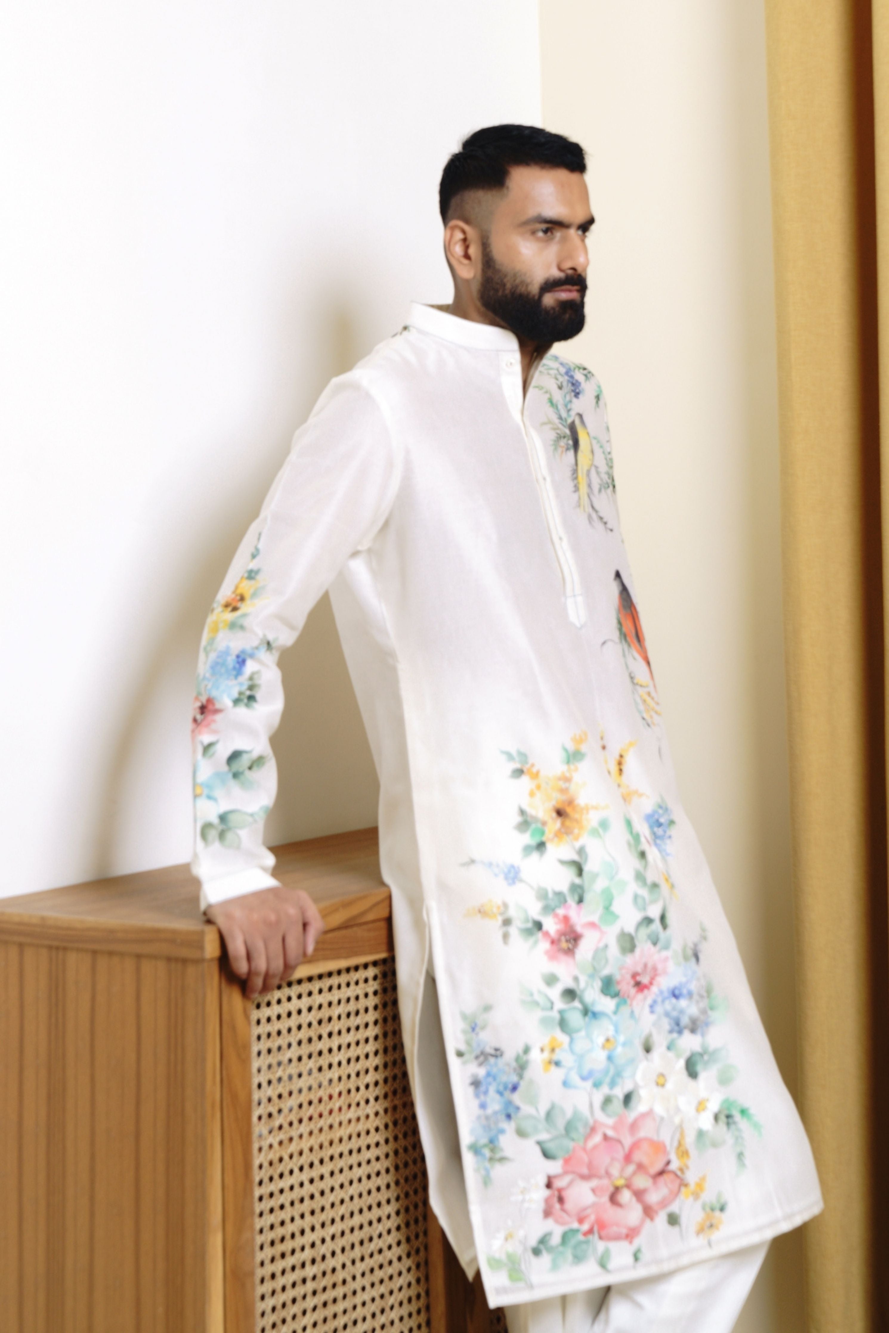 Ferns & Feathers Kurta Set