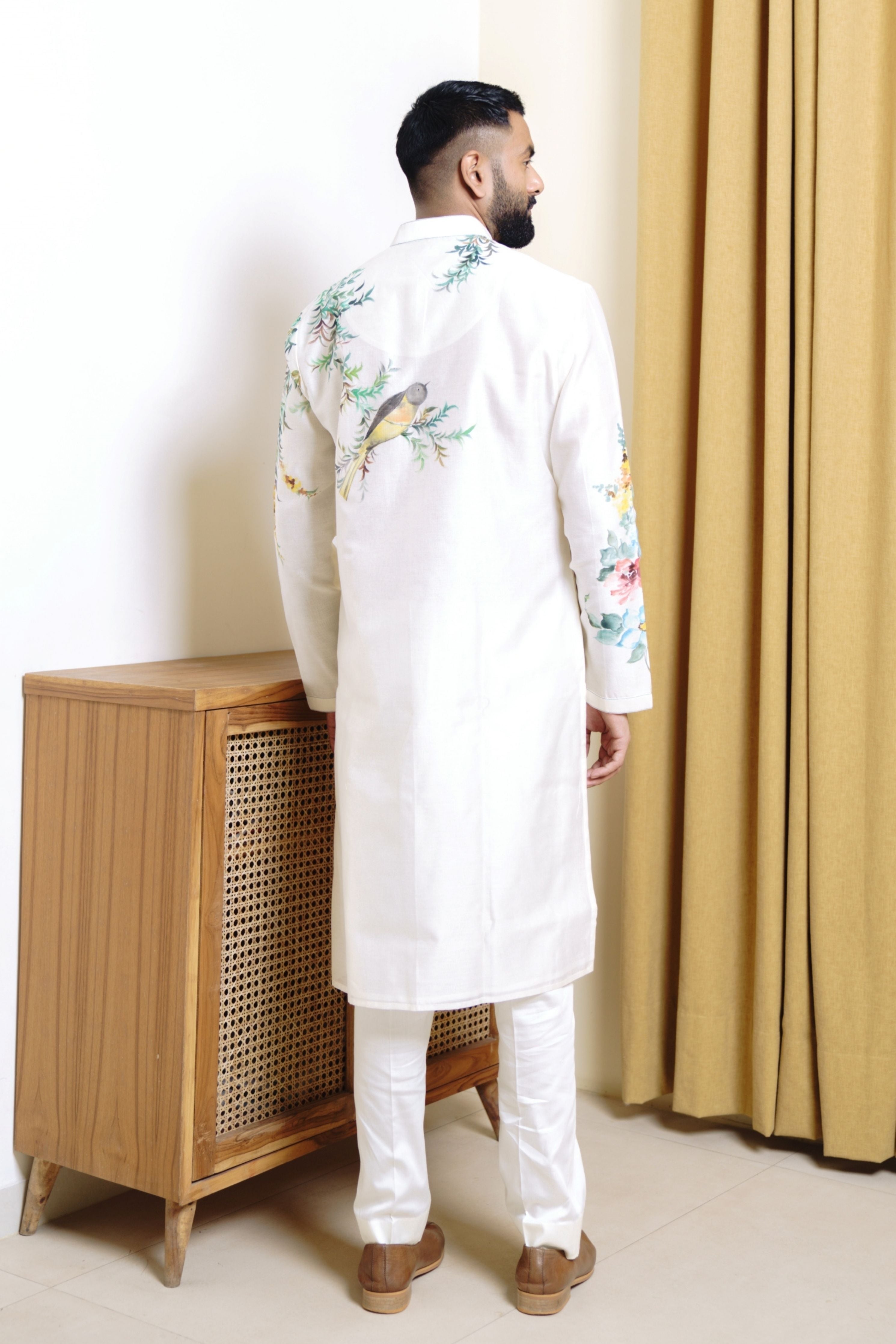 Ferns & Feathers Kurta Set