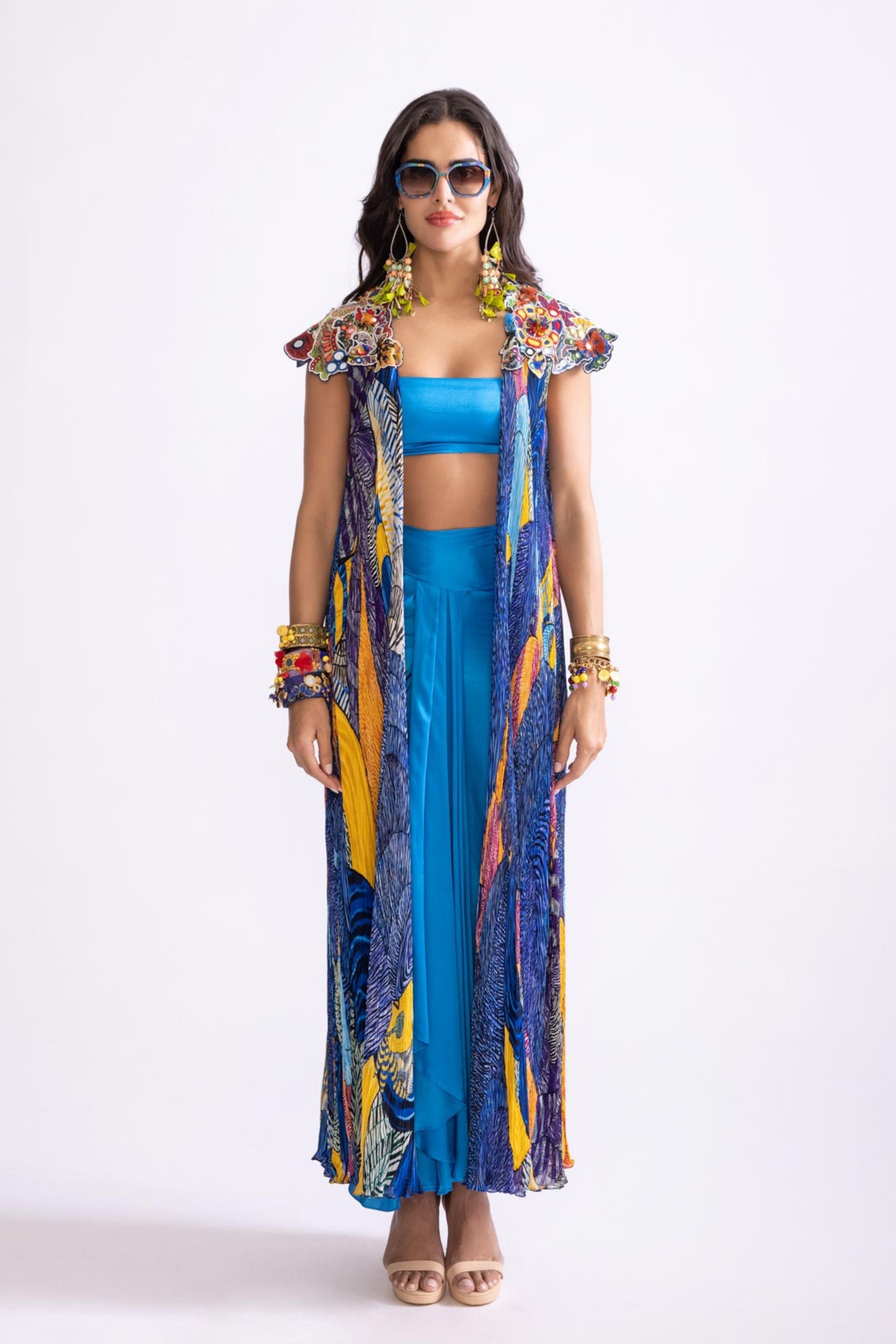 Floral Cape Set