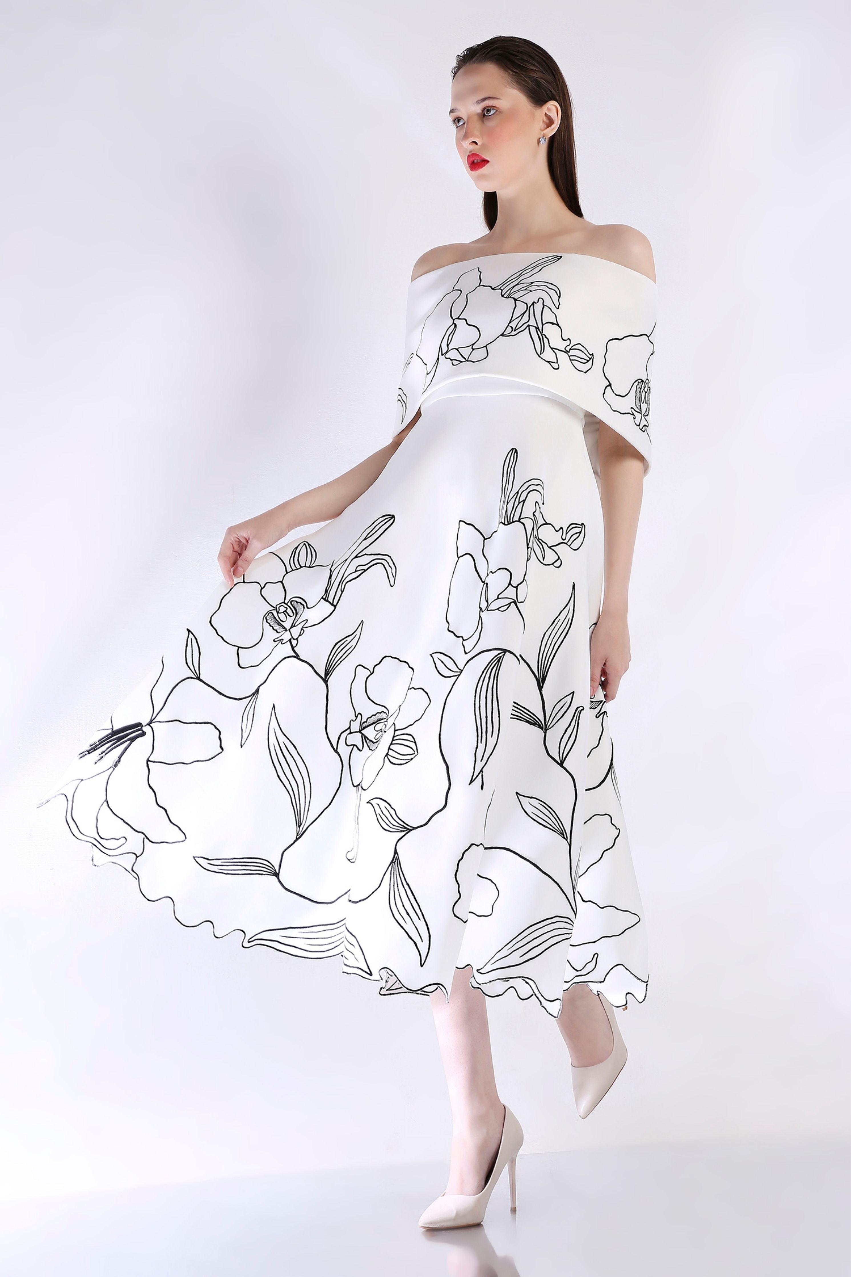 Floral Wrap Dress