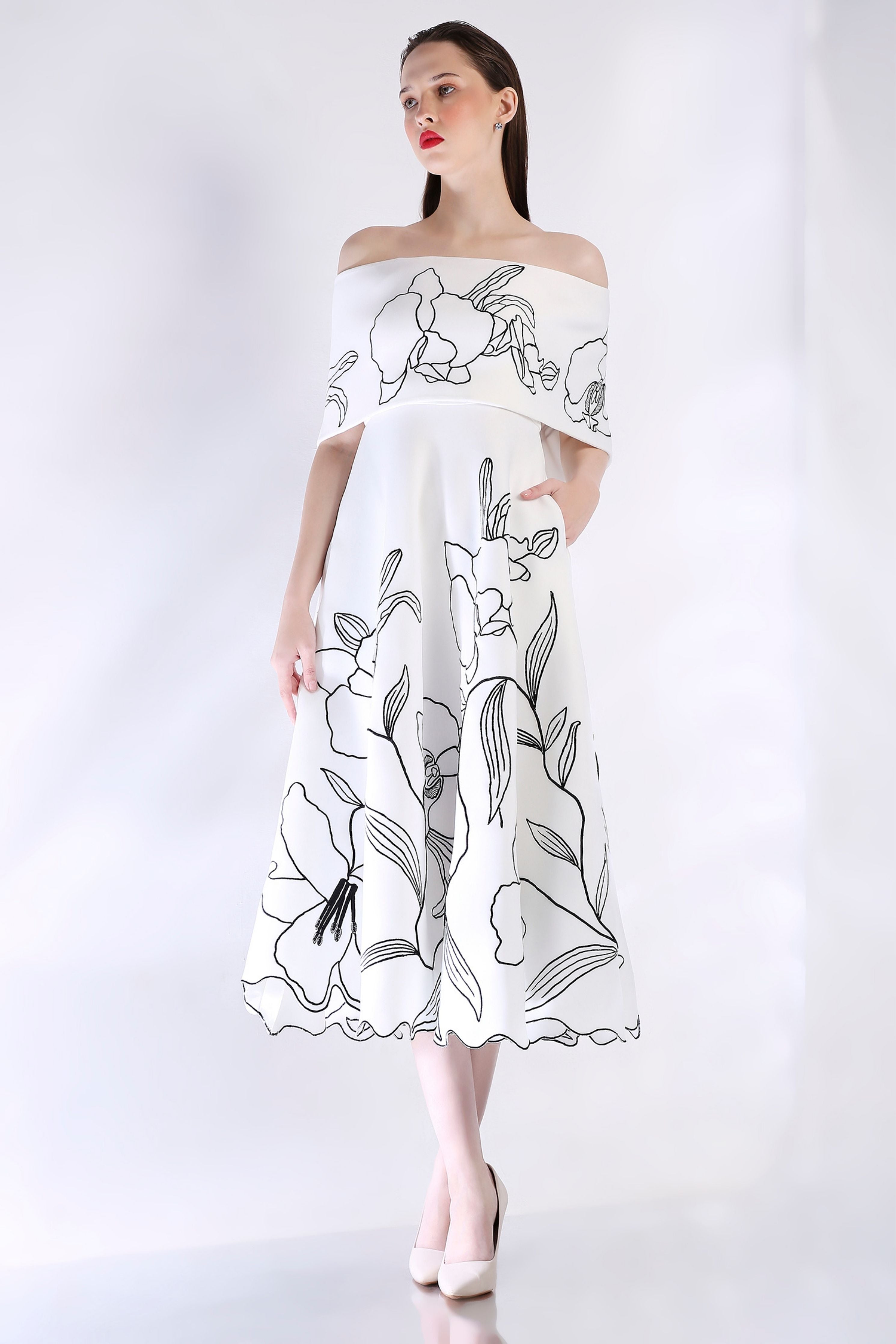 Floral Wrap Dress