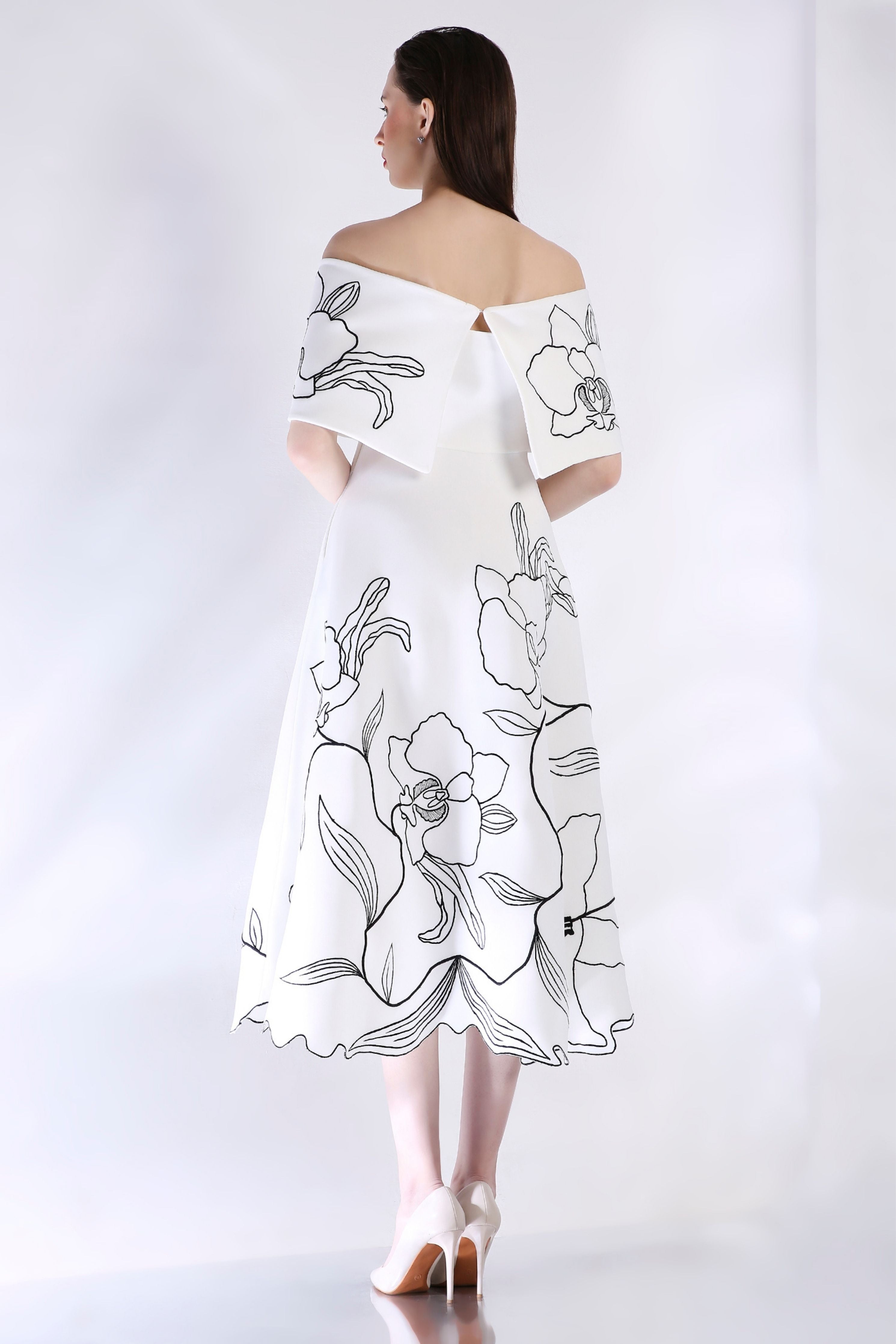 Floral Wrap Dress