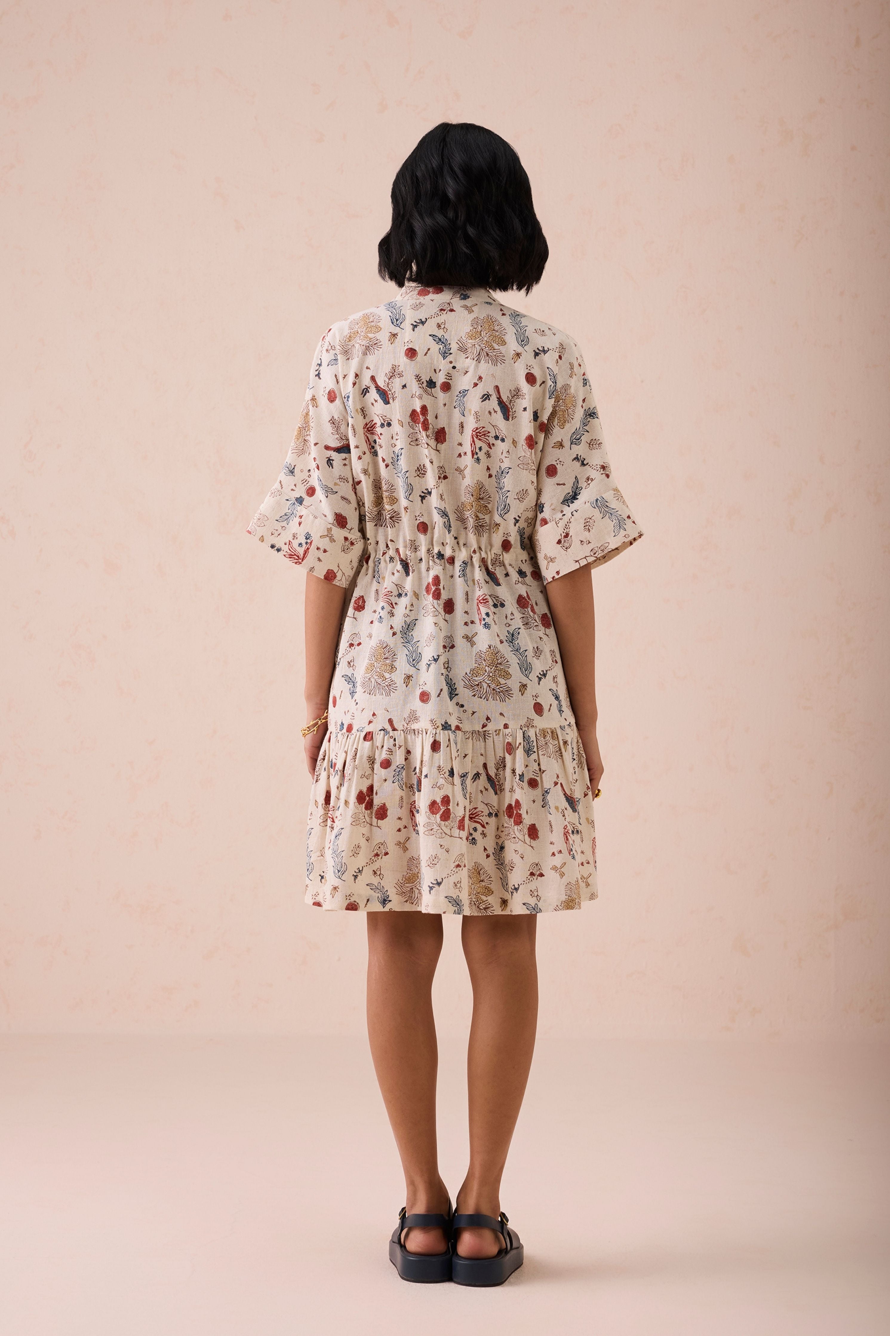 Forest Bloom Kala Cotton Dress