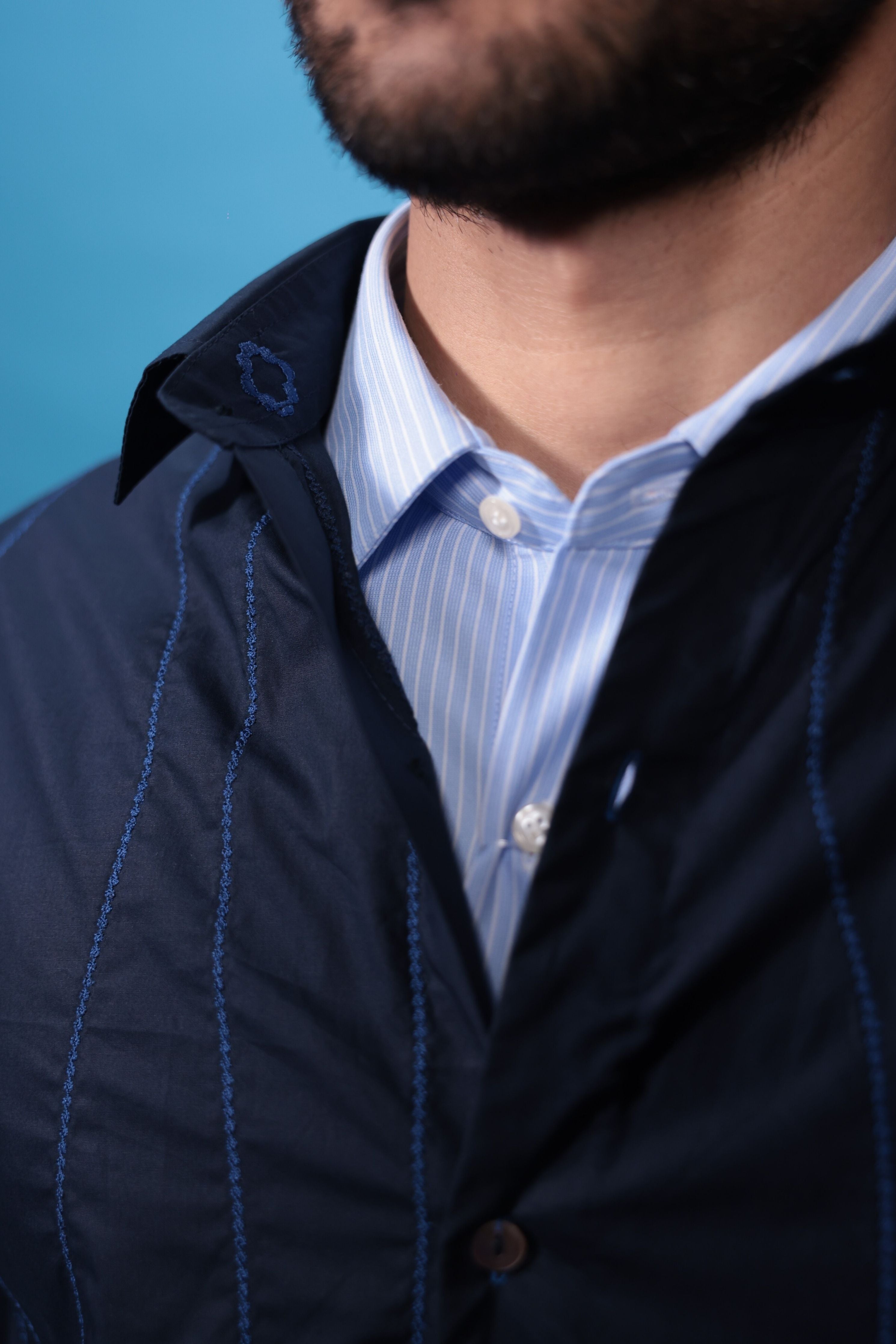 Cobalt Swirl Shirt