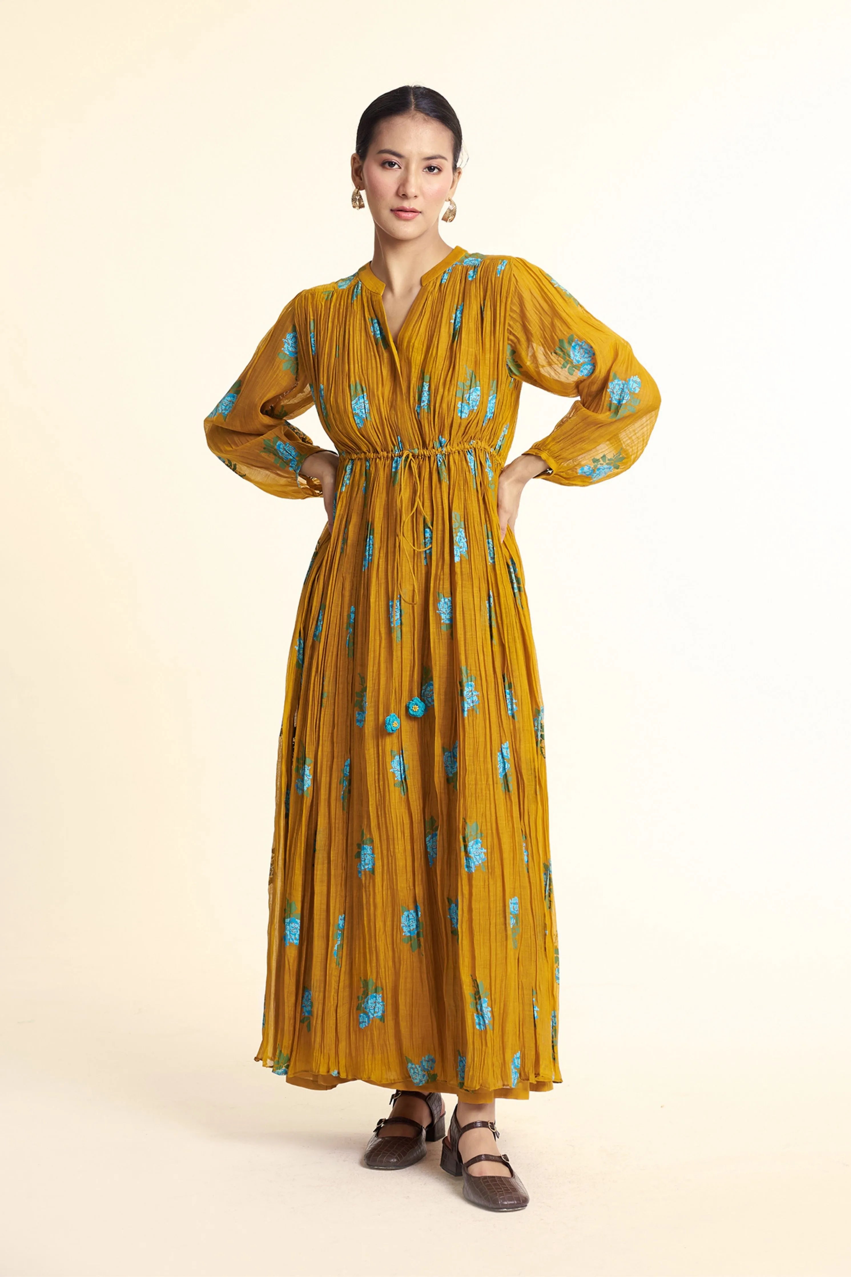 Rue Mustard Dress