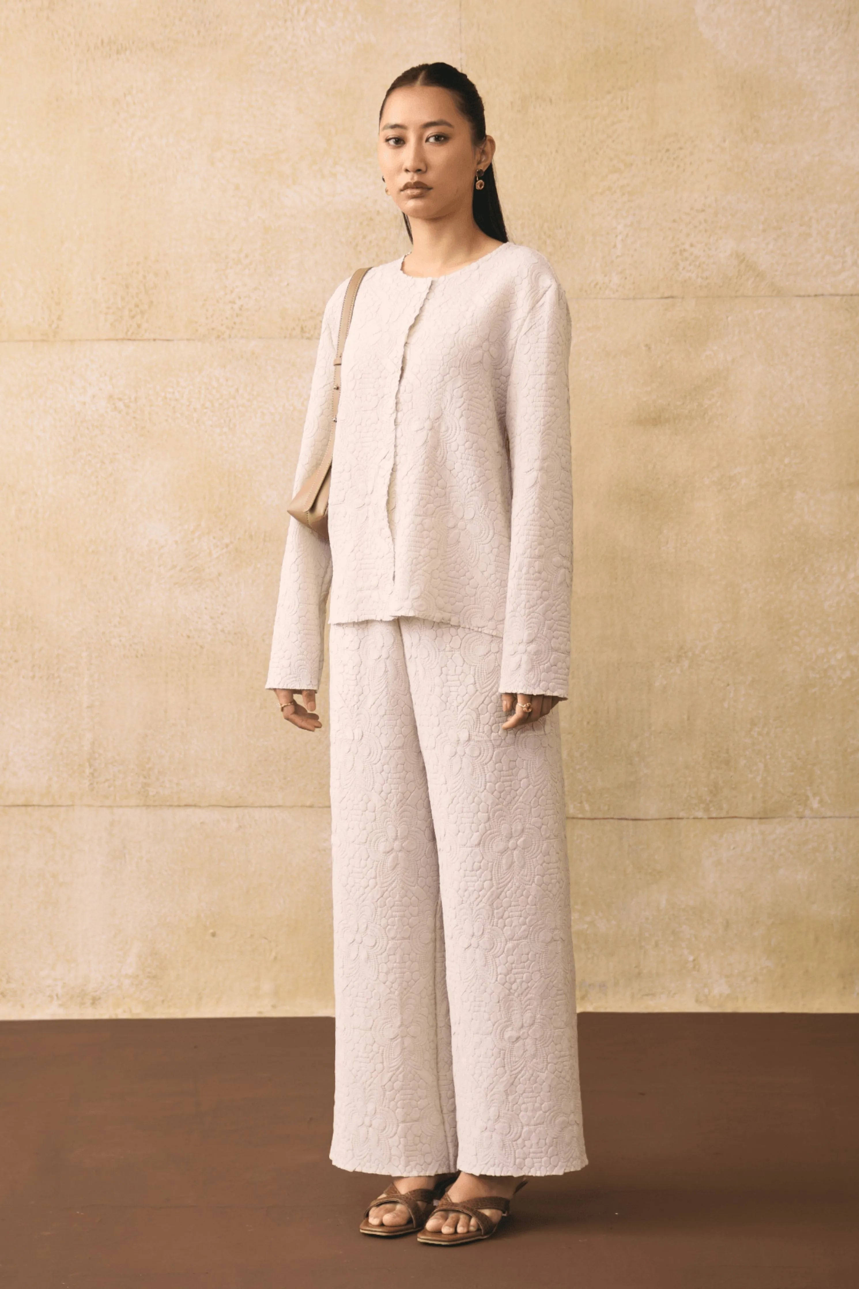 Ivory Ganni Co-Ord Set