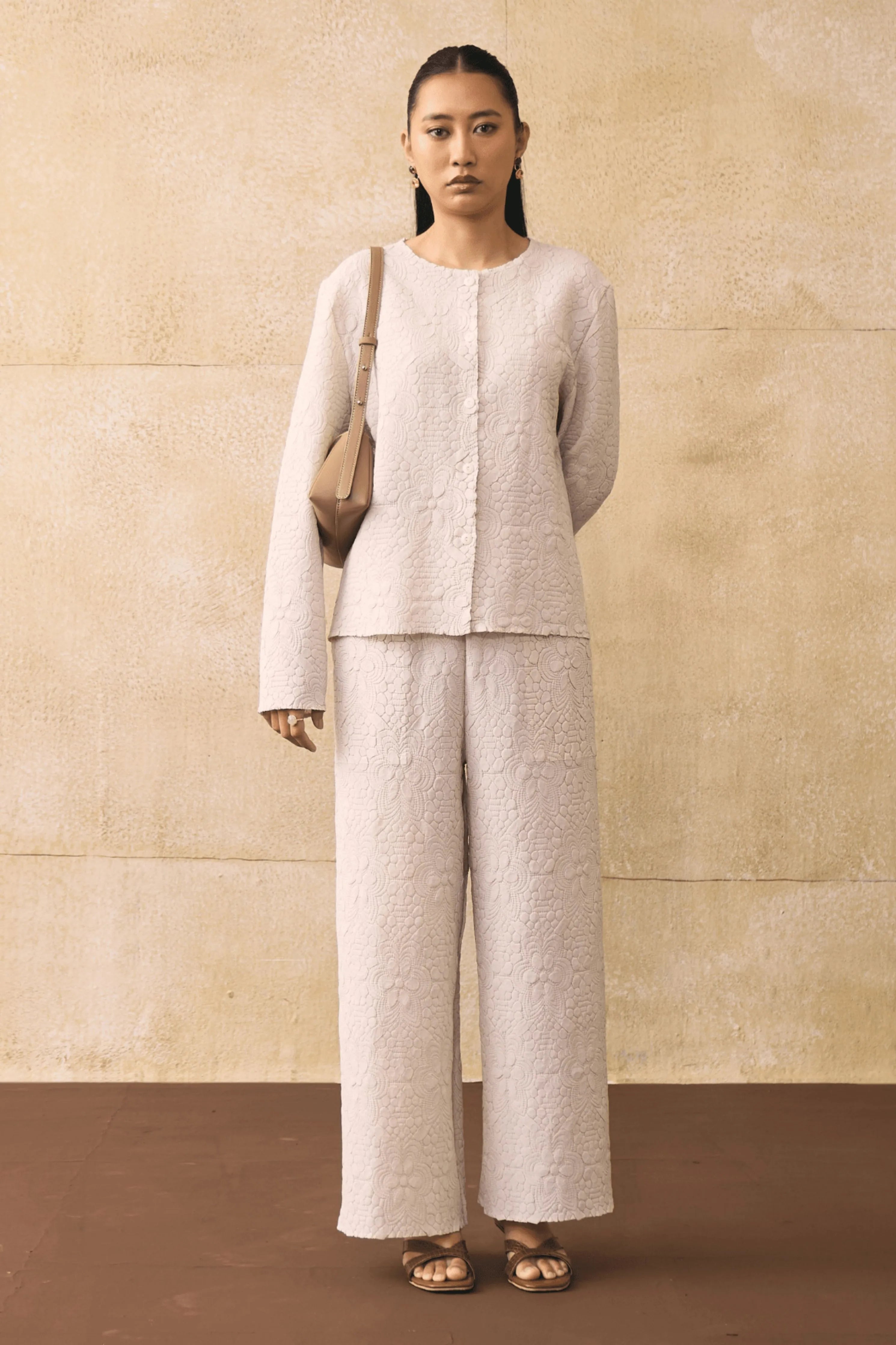 Ivory Ganni Co-Ord Set