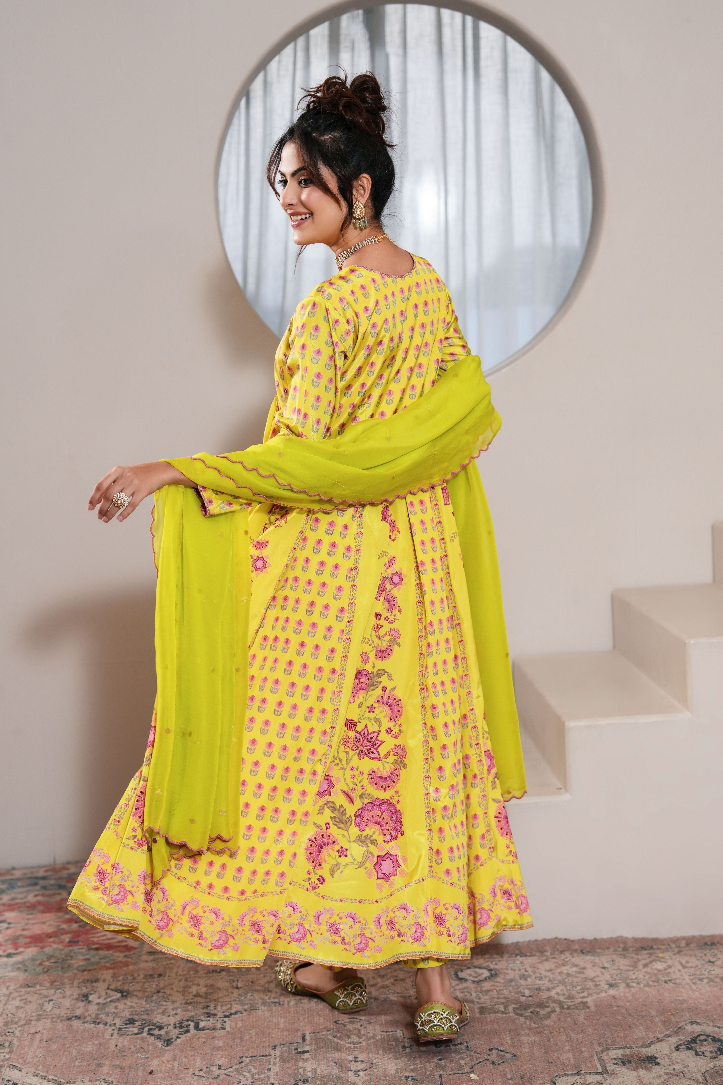 Naaz Mehrunissa Anarkali Set With Dupatta