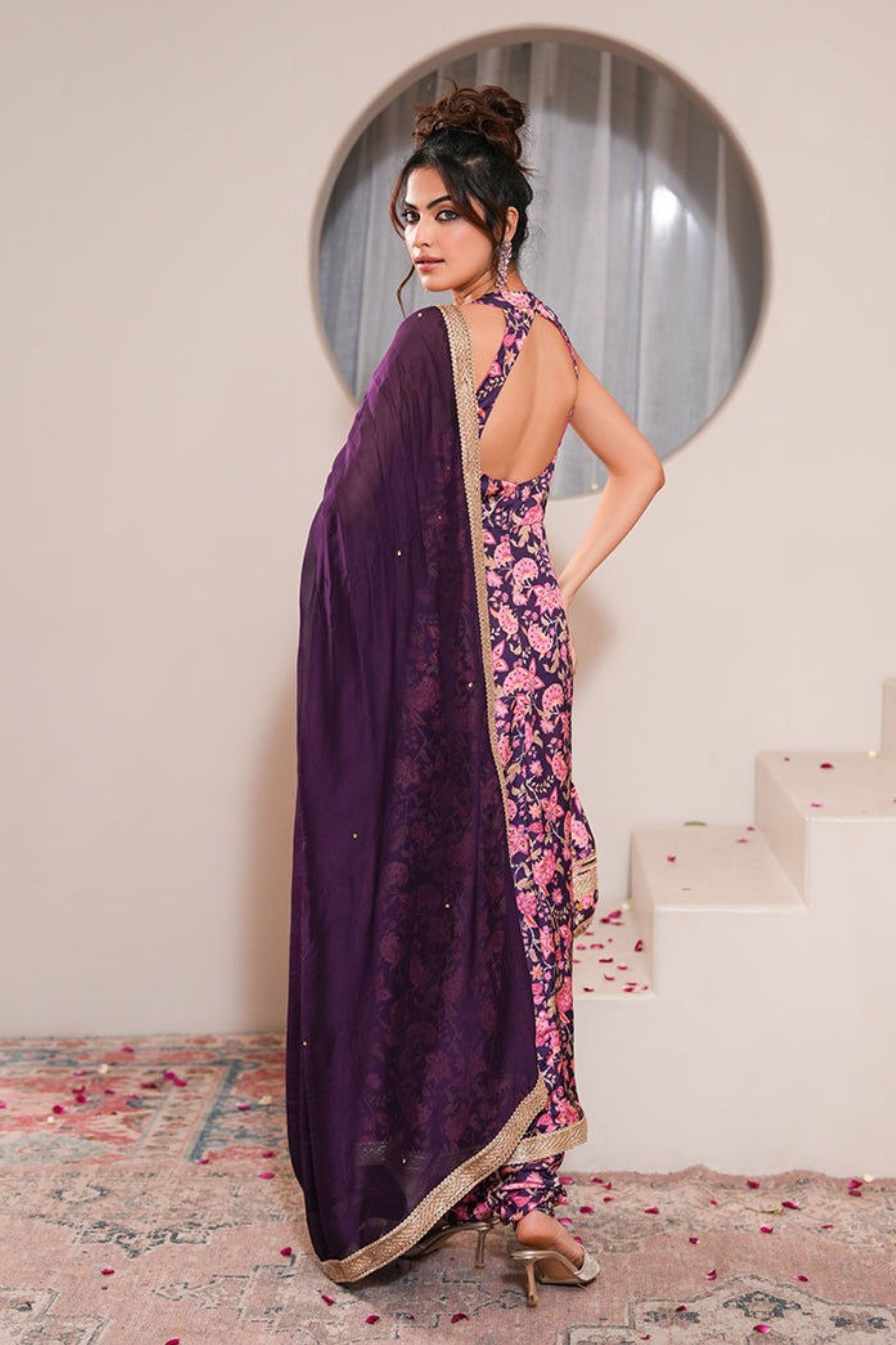 Zinnia Gul Anarkali Set With Dupatta