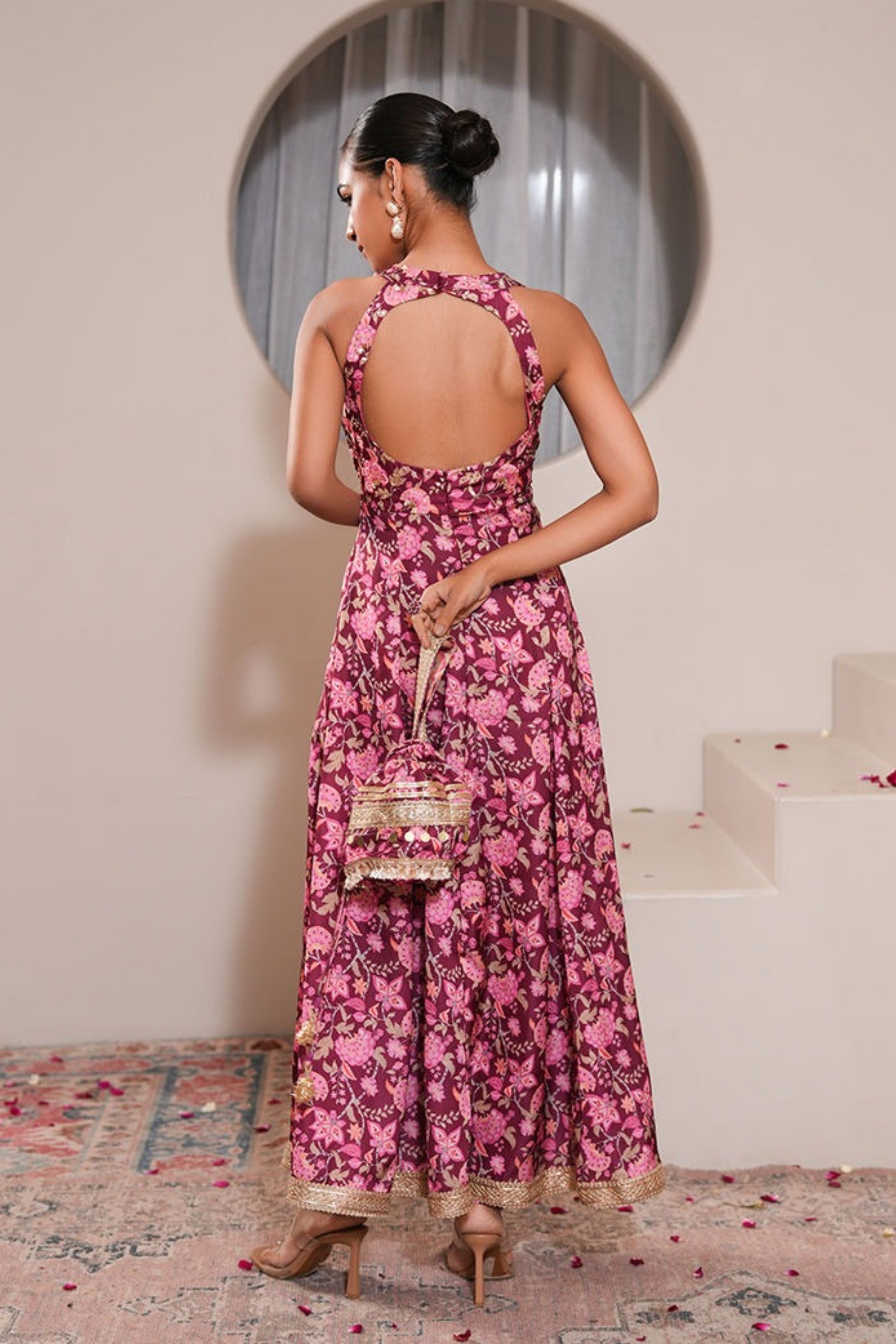 Petunia Gul Anarkali Set With Dupatta