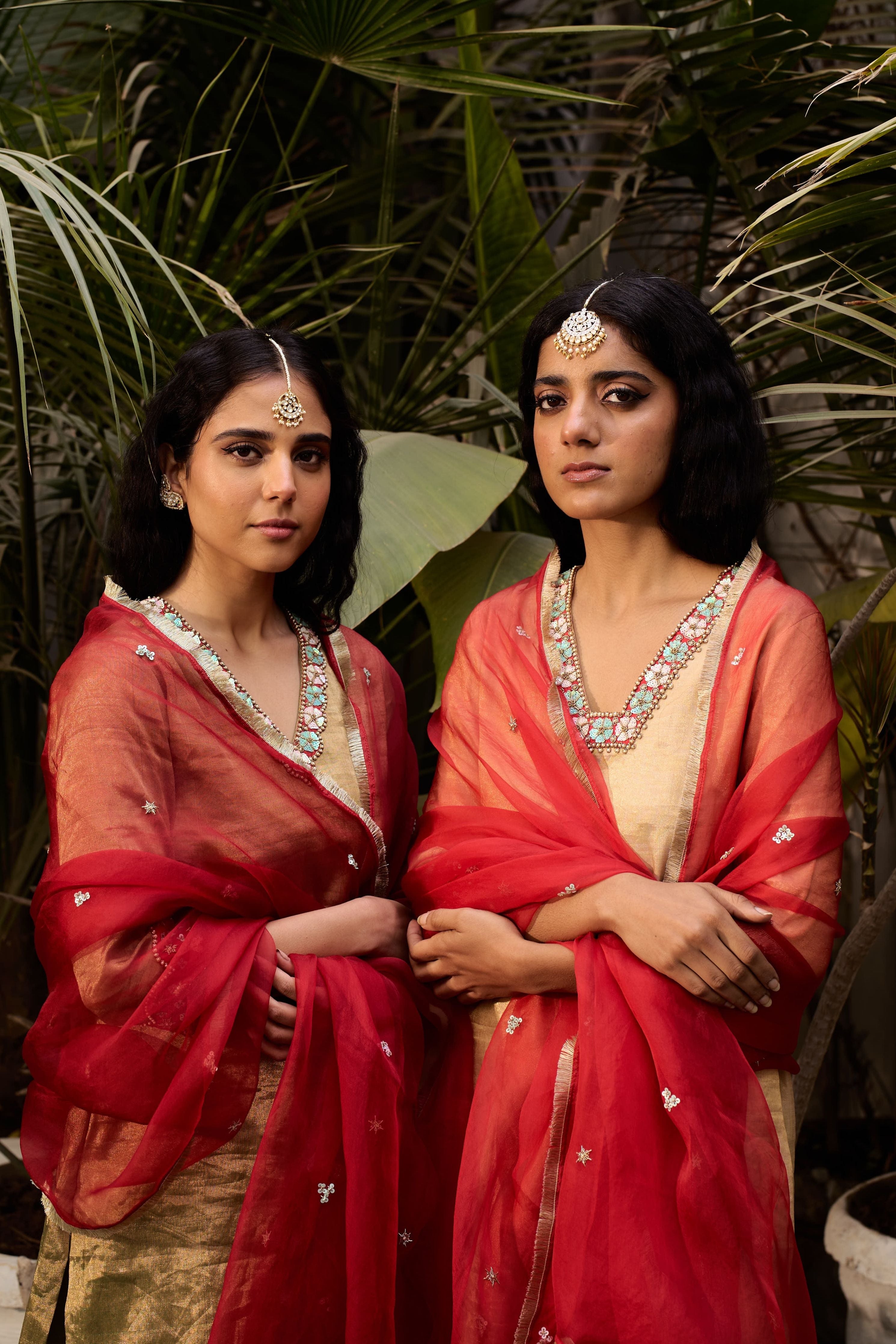 Jhilmil Tissue Sharara Set