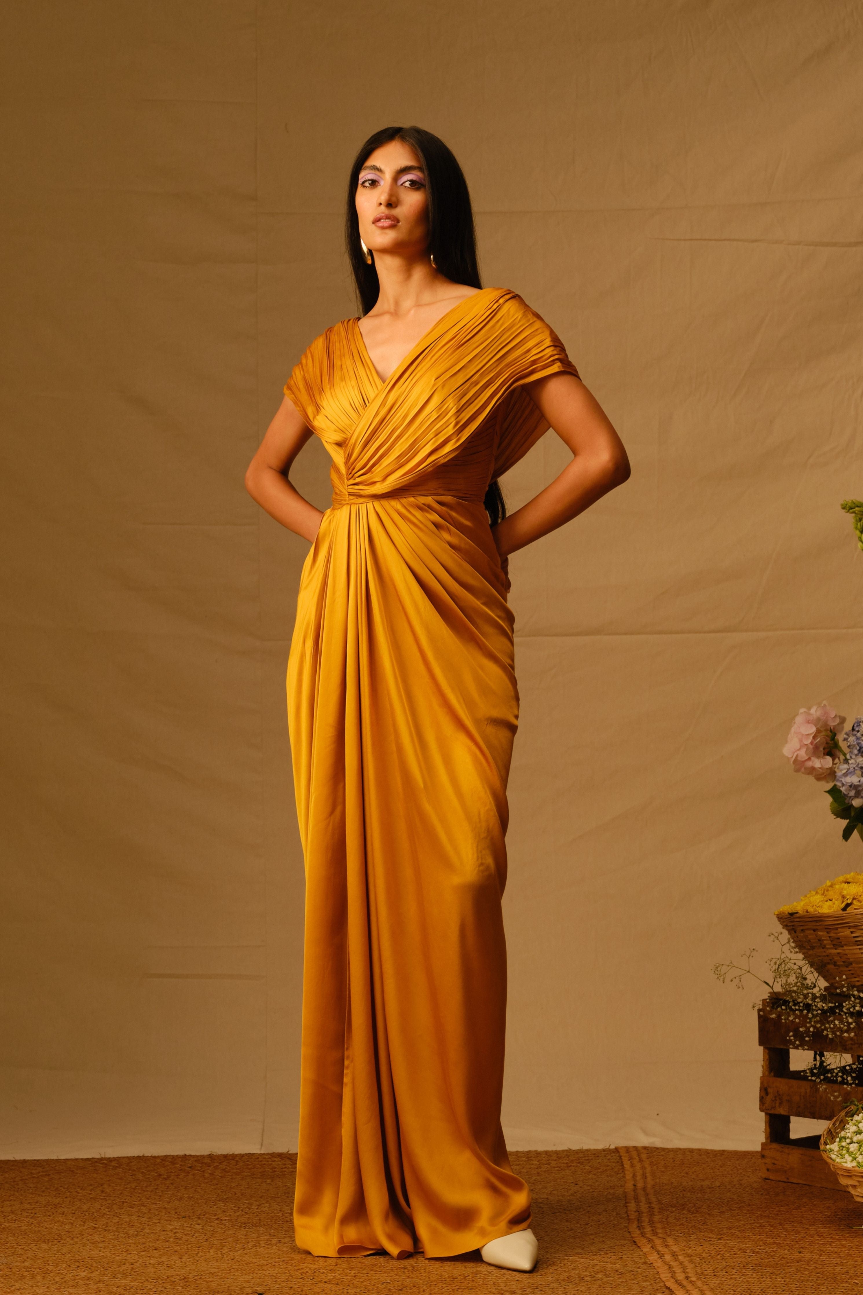 Golden Glow Dress